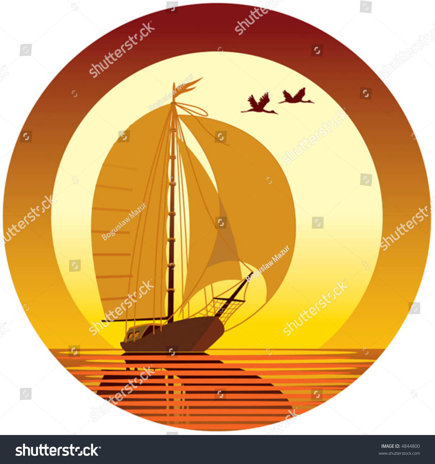 sailingvacationvector