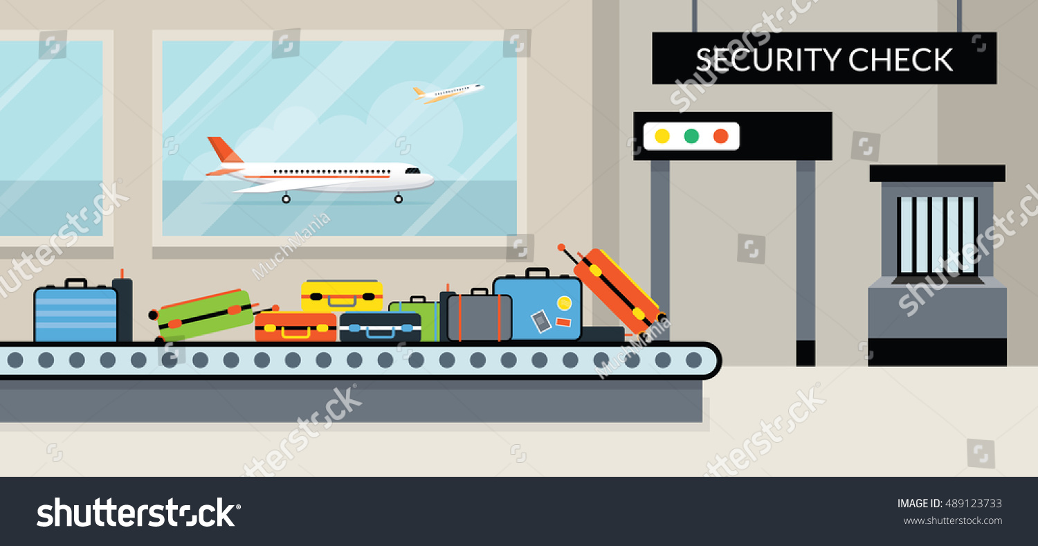 Airport Terminal Security Check  Aircraft  Commercial Aviation  Aerial Transport 