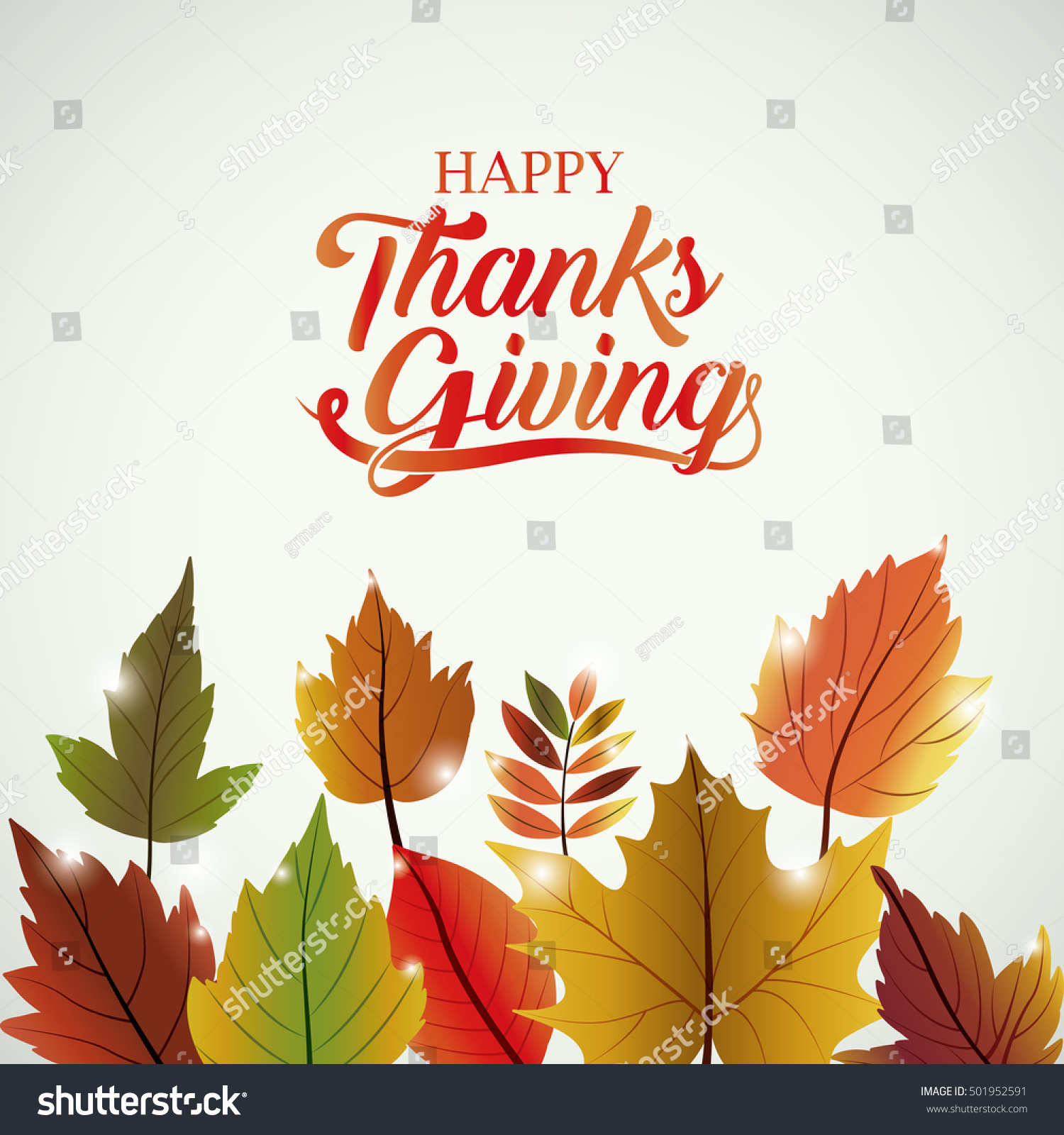 Leaves of Thanks given design