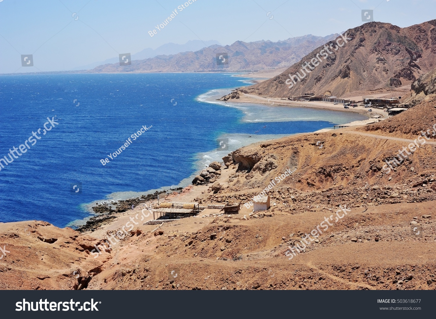 Famous diving site Blue Hole  Red Sea  Egypt