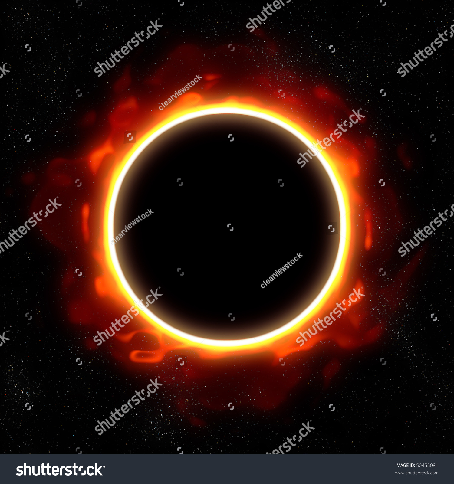 illustrationofatotaleclipseinspace