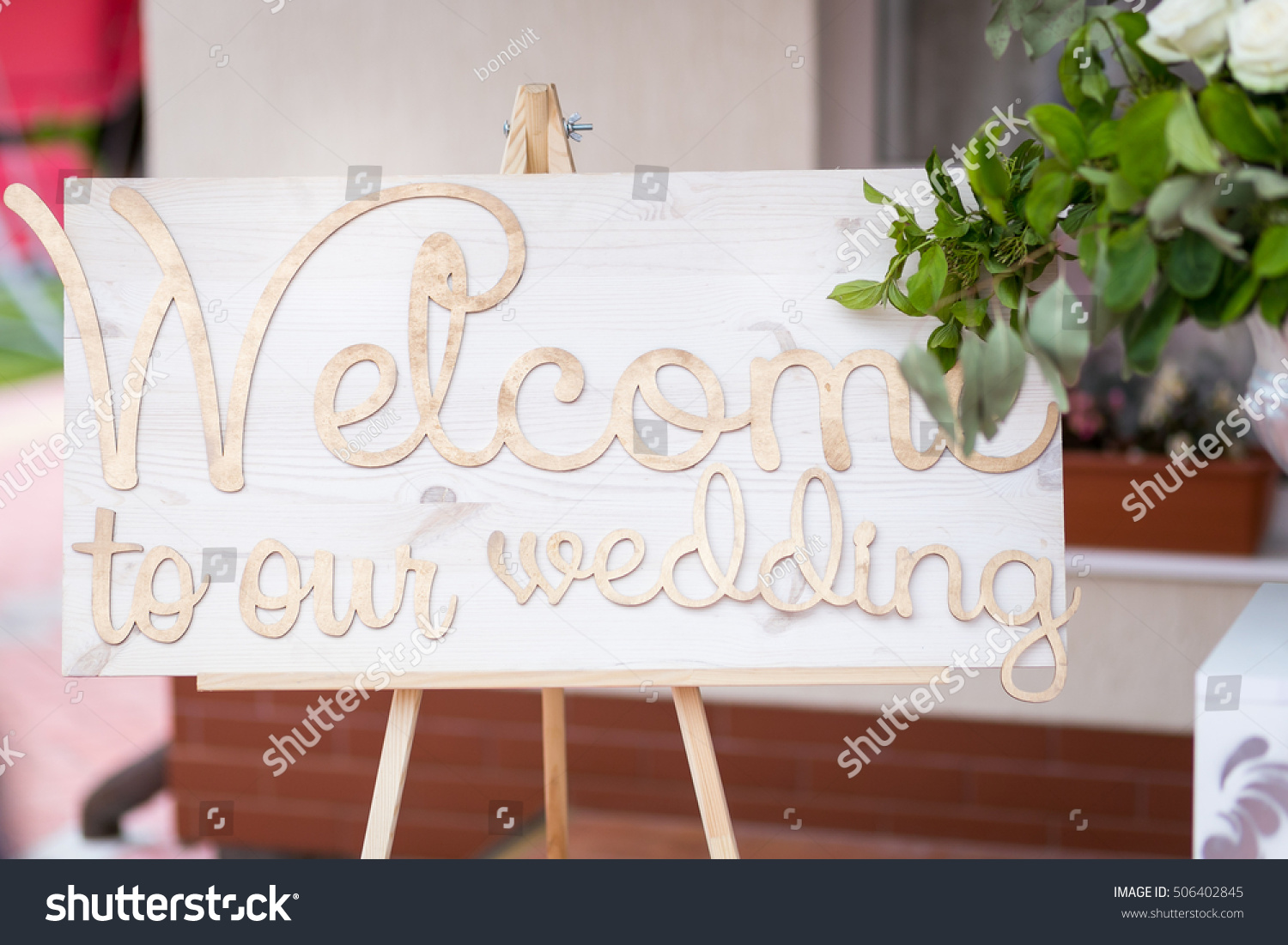 bridal accessories  wedding European  American Wedding  wedding decoration  welcome to our wedding