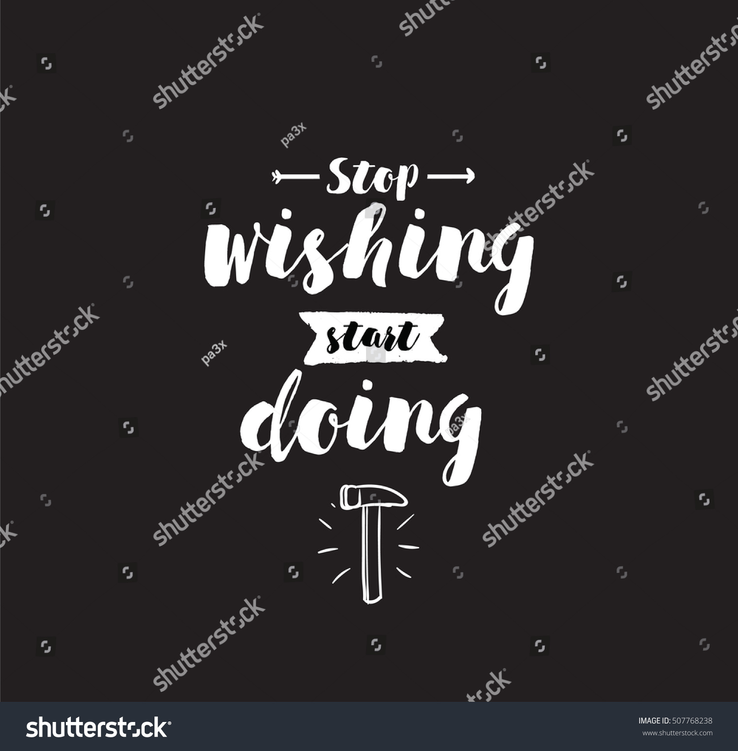 stopwishingstartdoinginspirationalquotemotivationtypographyfor