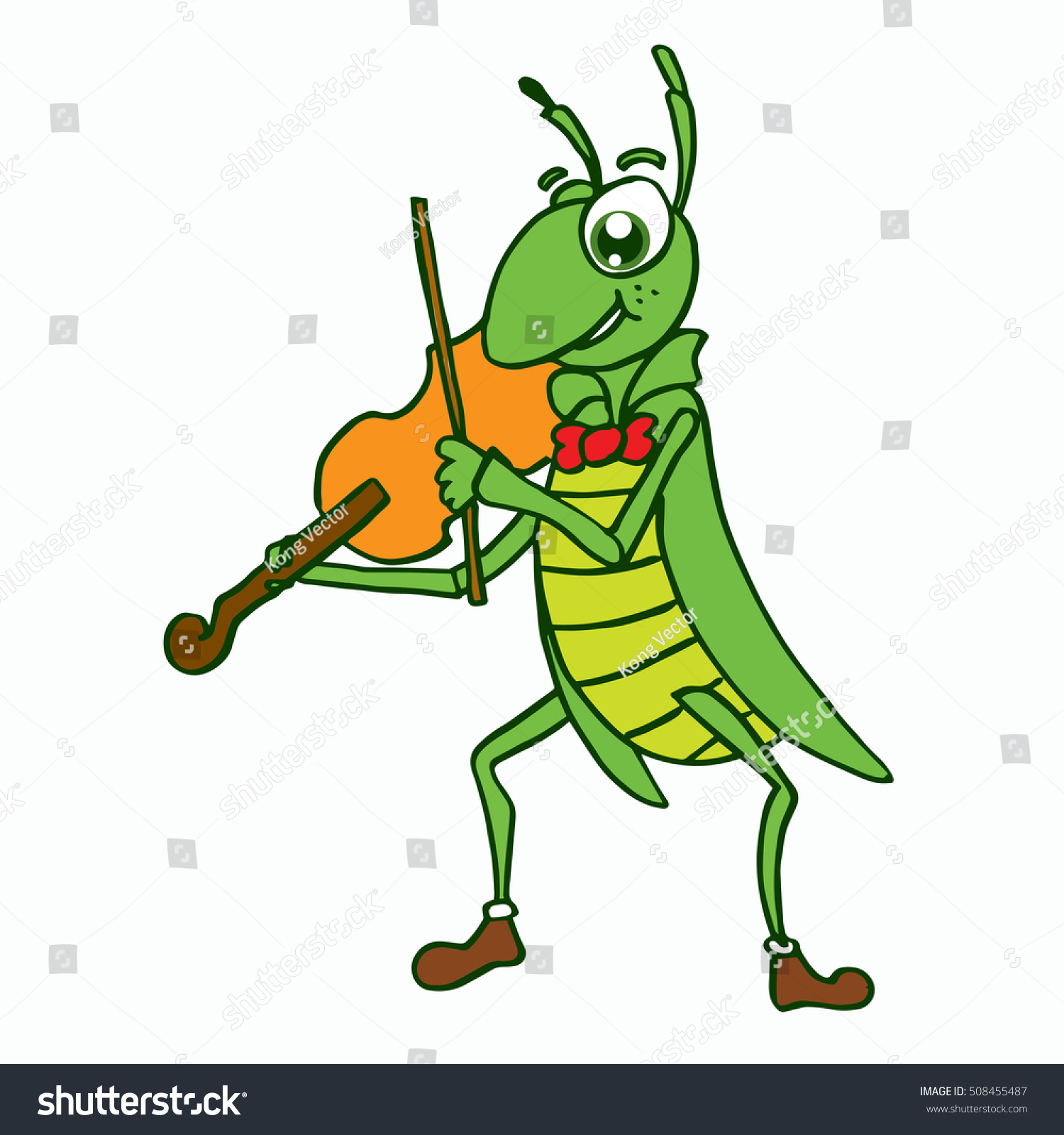 insectsvectorwithviolintshirtdesign