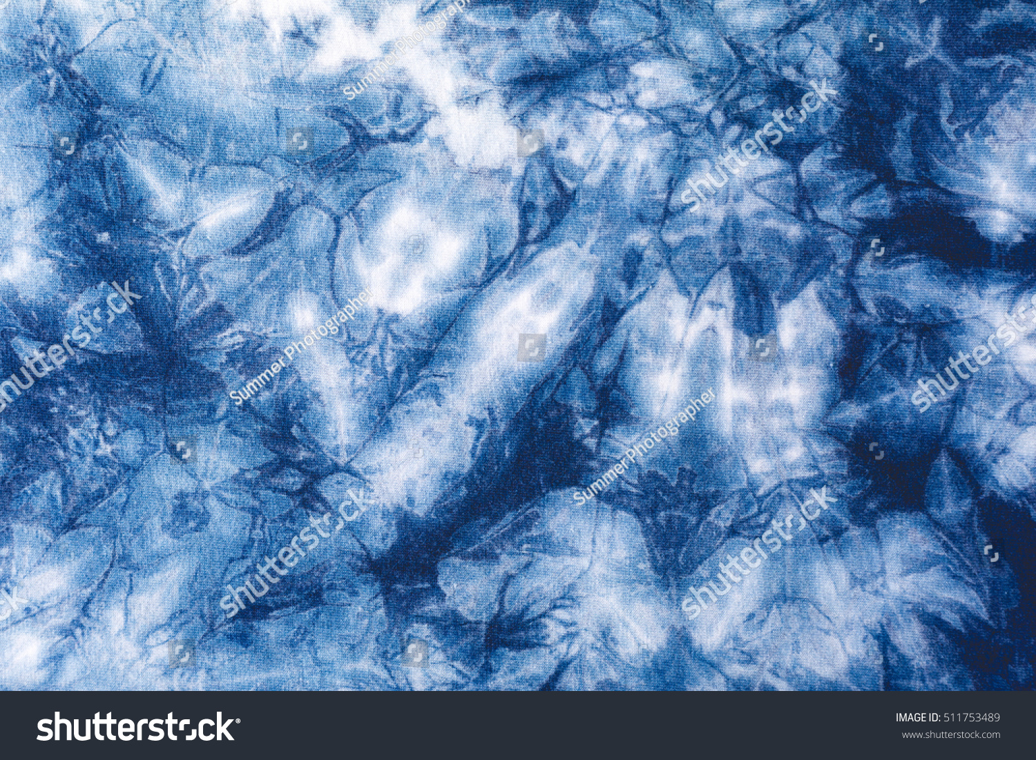 The fabric is indigo dye Local fabric