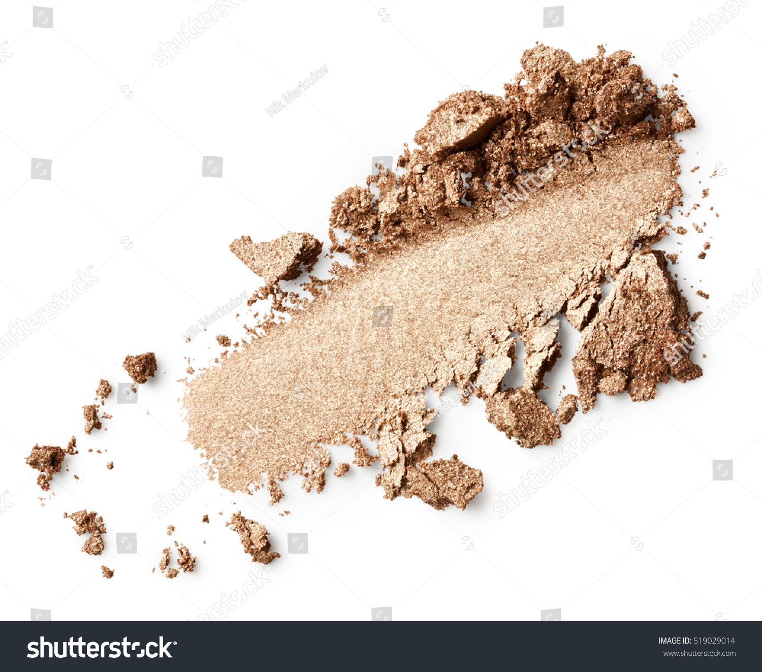 Eye shadow isolated on white background