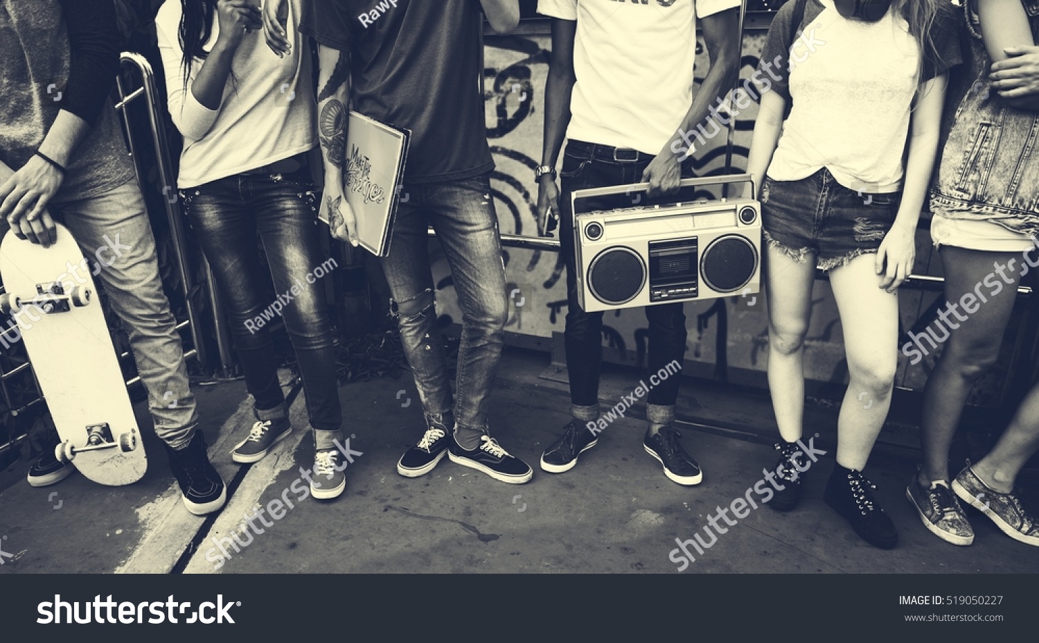 Teenagers Lifestyle Casual Culture Youth Style Concept