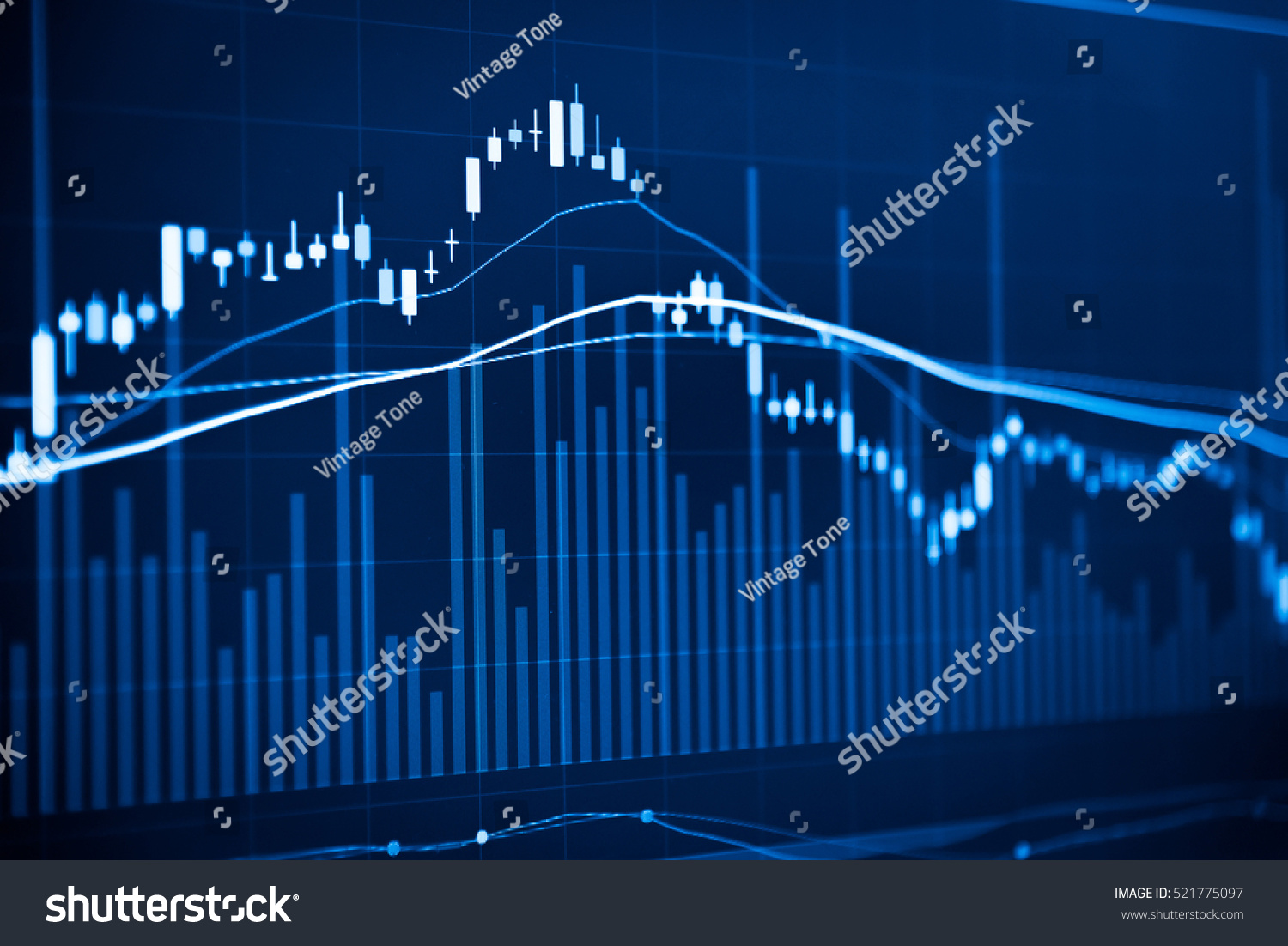 Data analyzing in trading market. Working set for analyzing financial statistics and analyzing a market data. Data analyzing from charts and graph to find out the result.