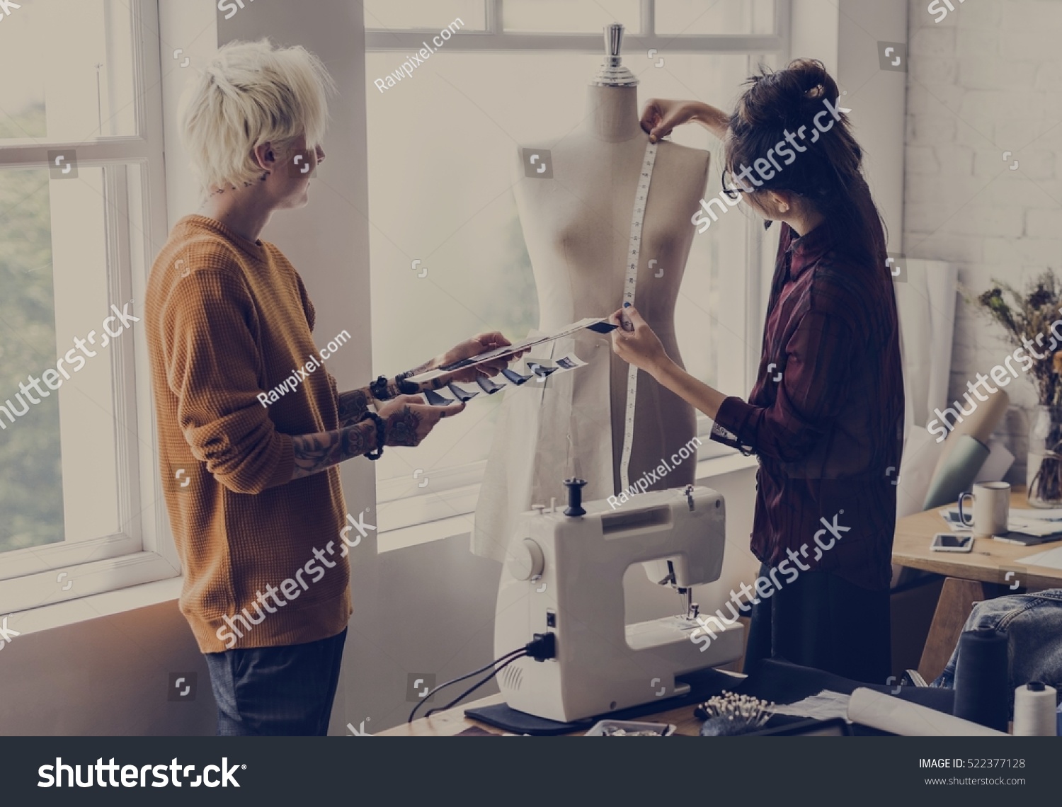 Fashion Design Mannequin Measurement Concept