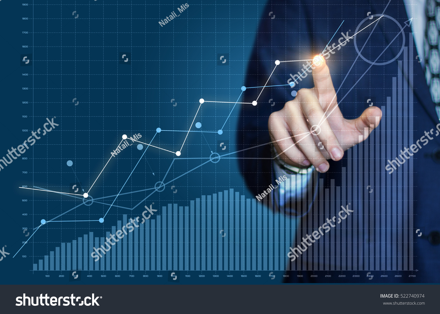 Business man working.