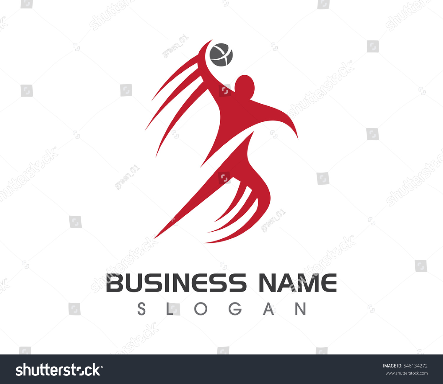 Basketball player jumps to dunk