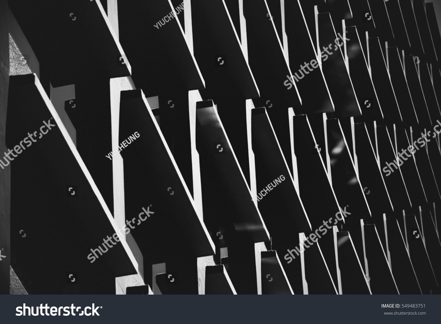 Abstract Black and White Architecture