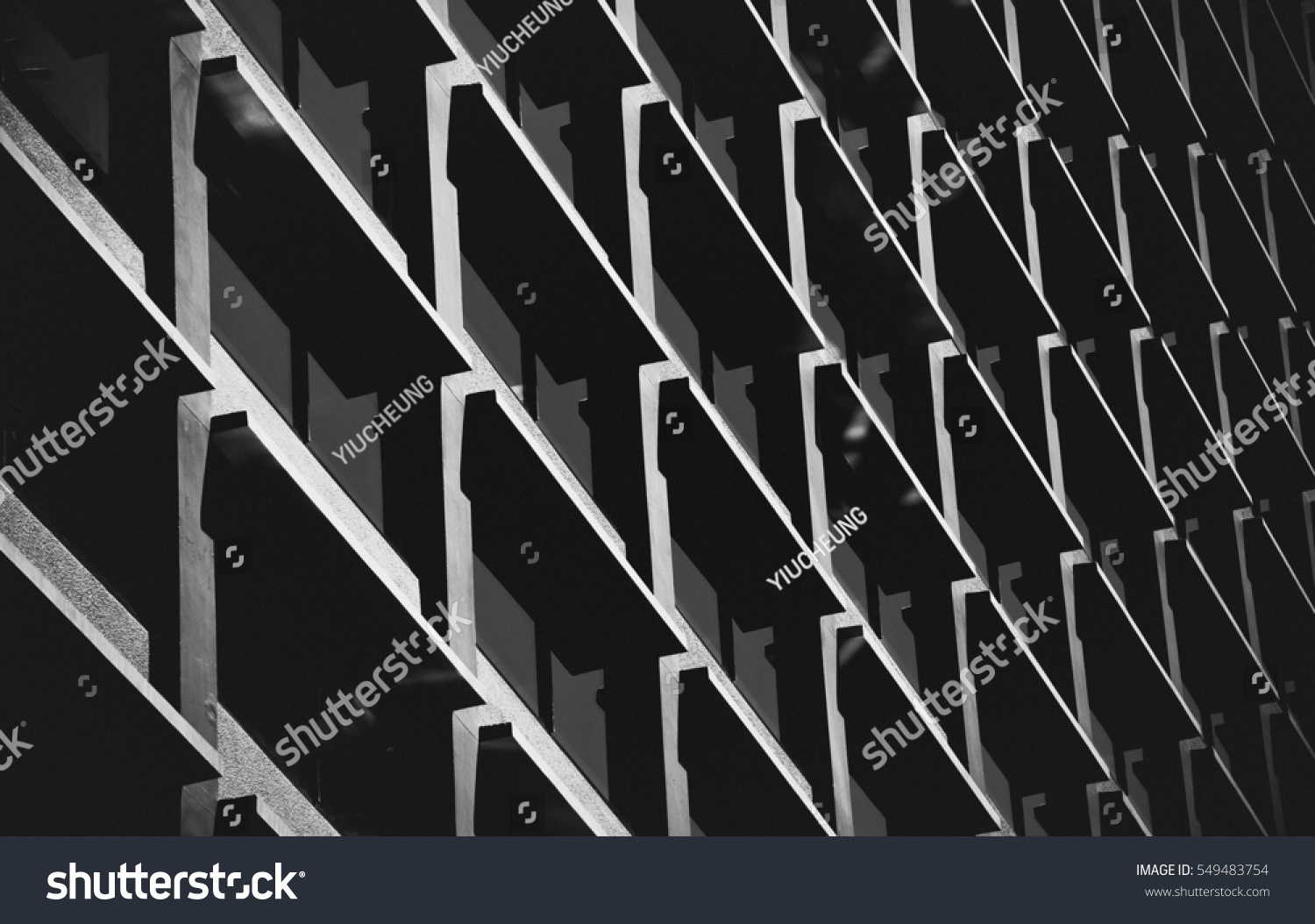 Abstract Black and White Architecture