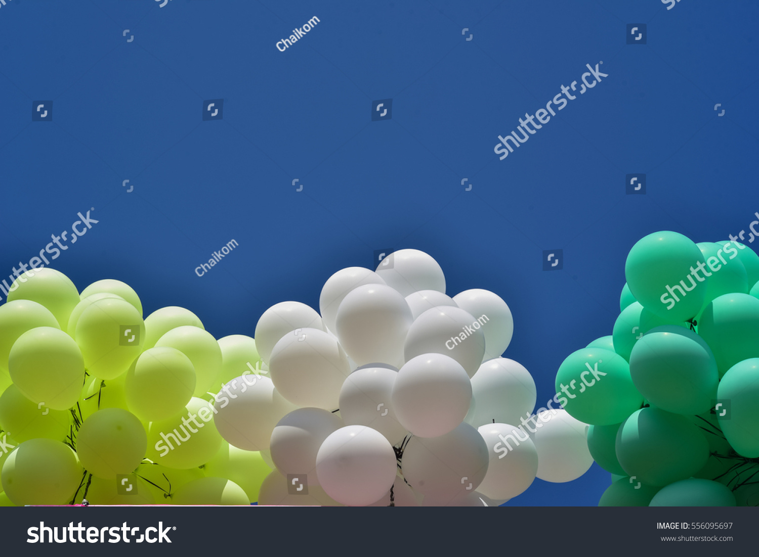 Colorful balloons in Children's Day Festival