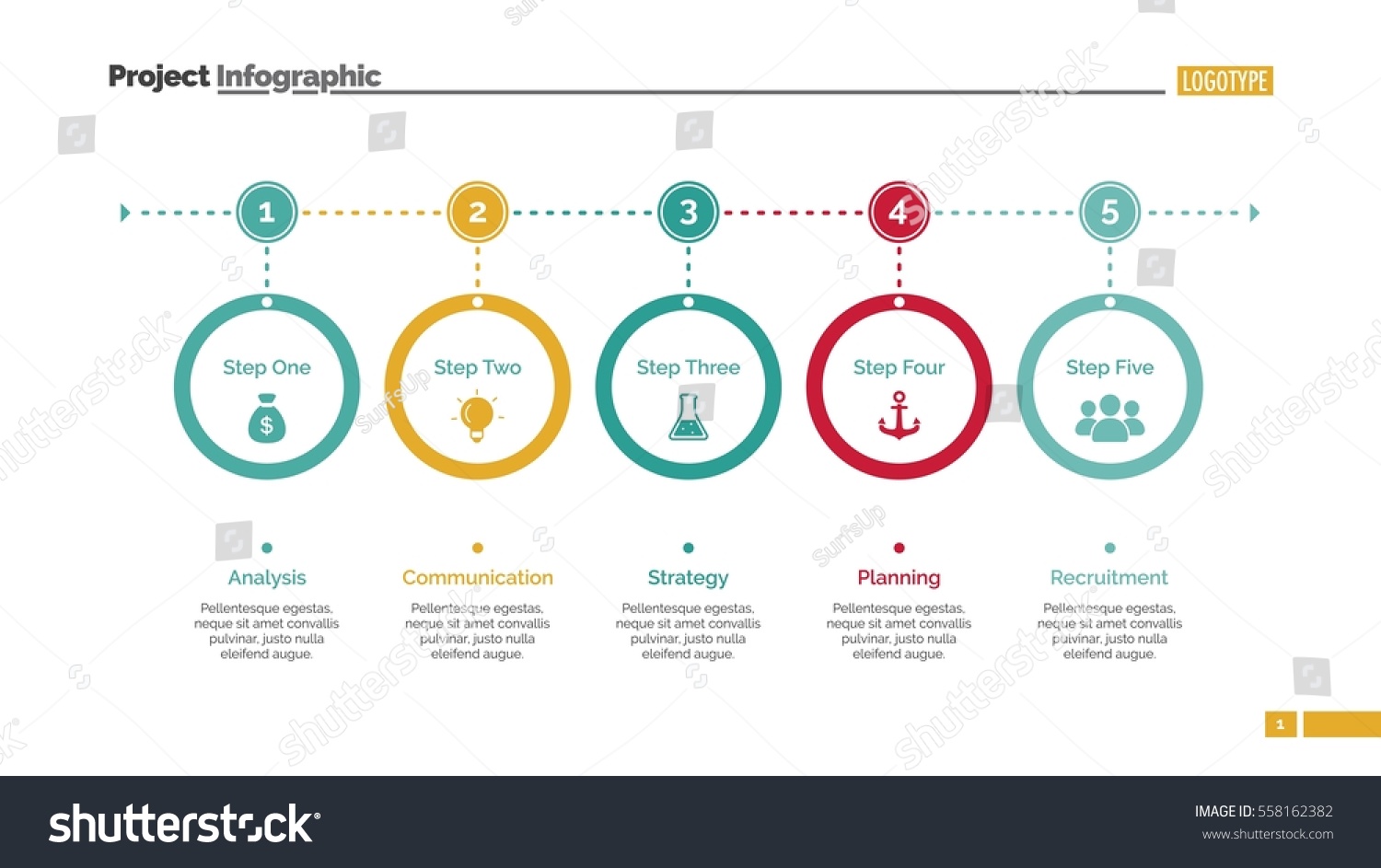 45 Step Process Five Step Process Chart Slide Template_站酷海洛_正版图片_视频_字体_音乐素材交易平台_站酷旗下品牌