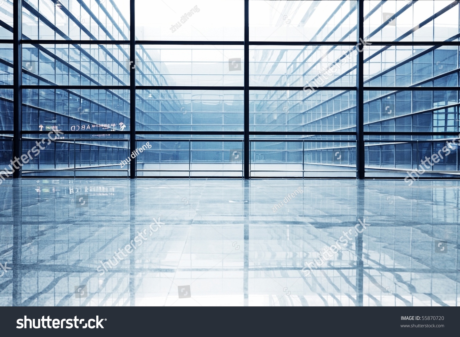 image of windows in morden office building