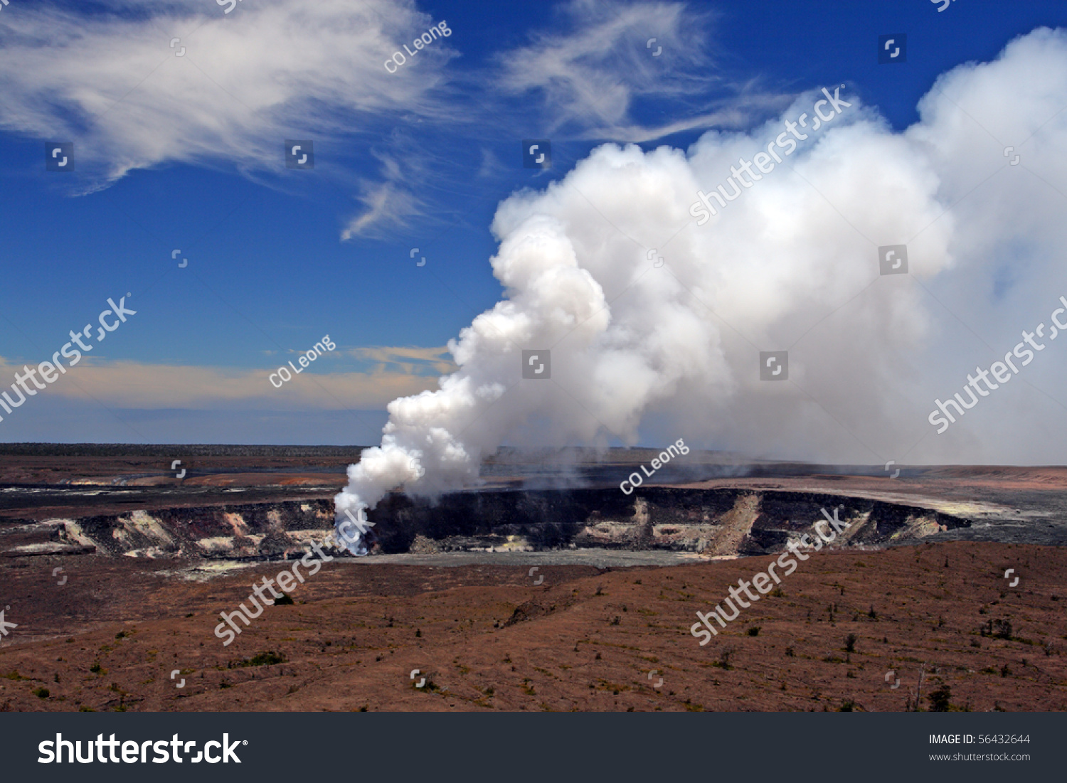 Stock image of Hawaii Volcanoes National Park  USA
