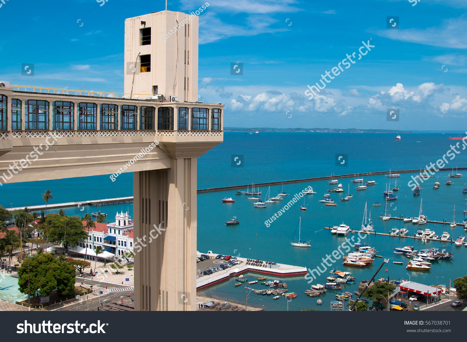 Lacerda Elevator famous tourist spot of Salvador Bahia