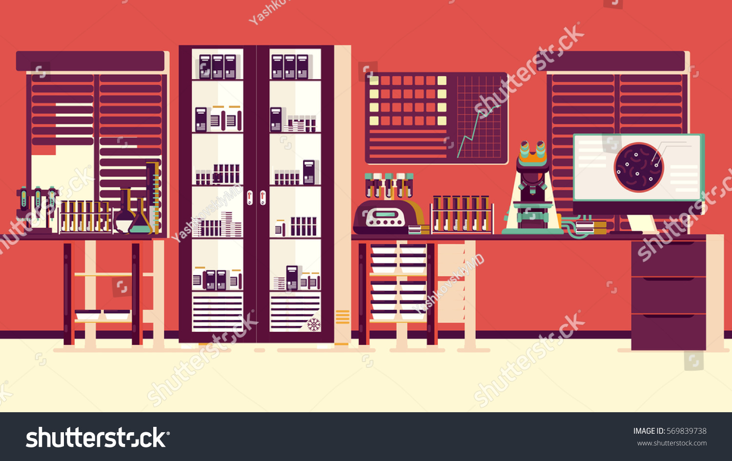 Medical Laboratory Illustration