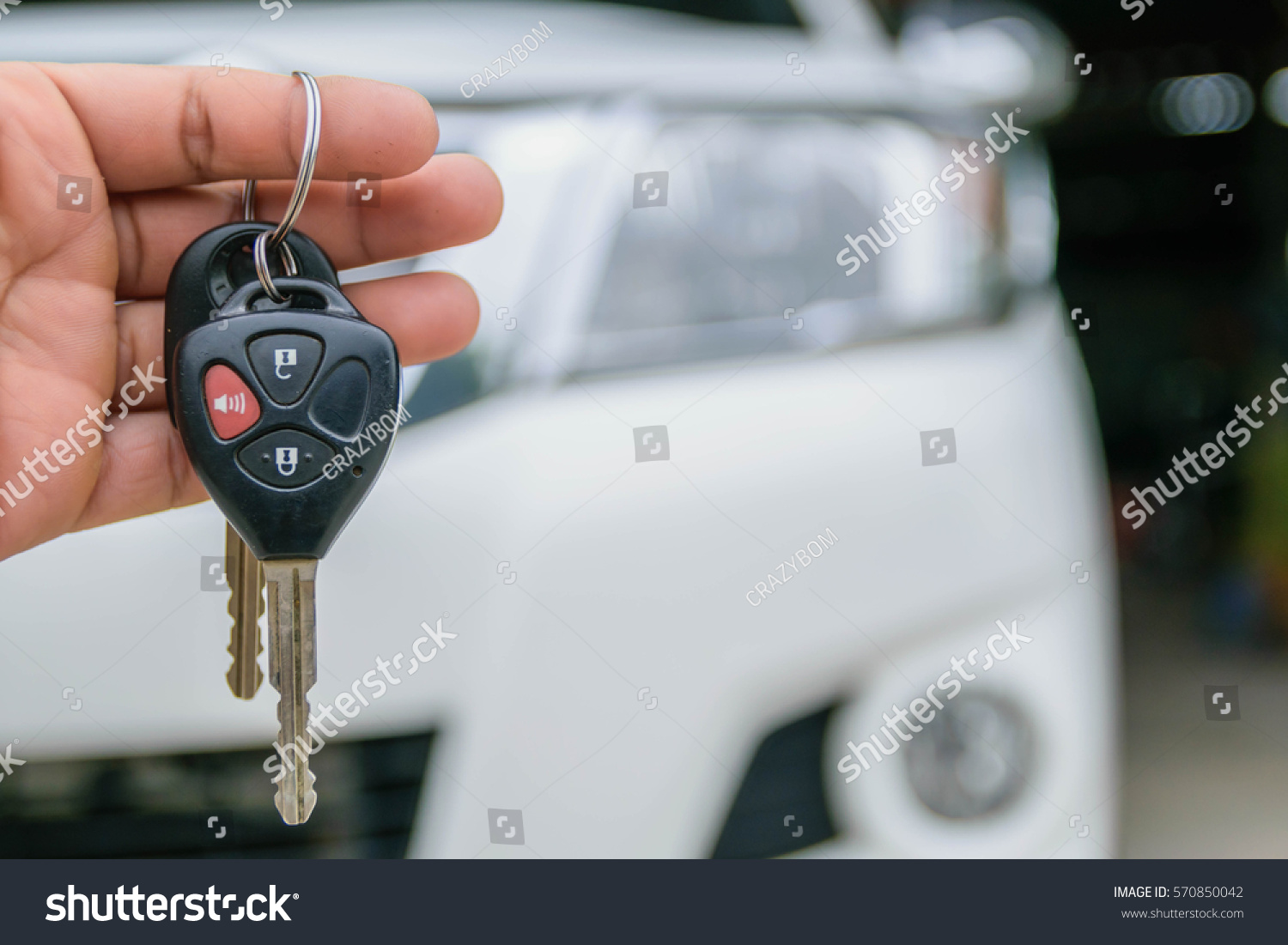 Key unlocked car.