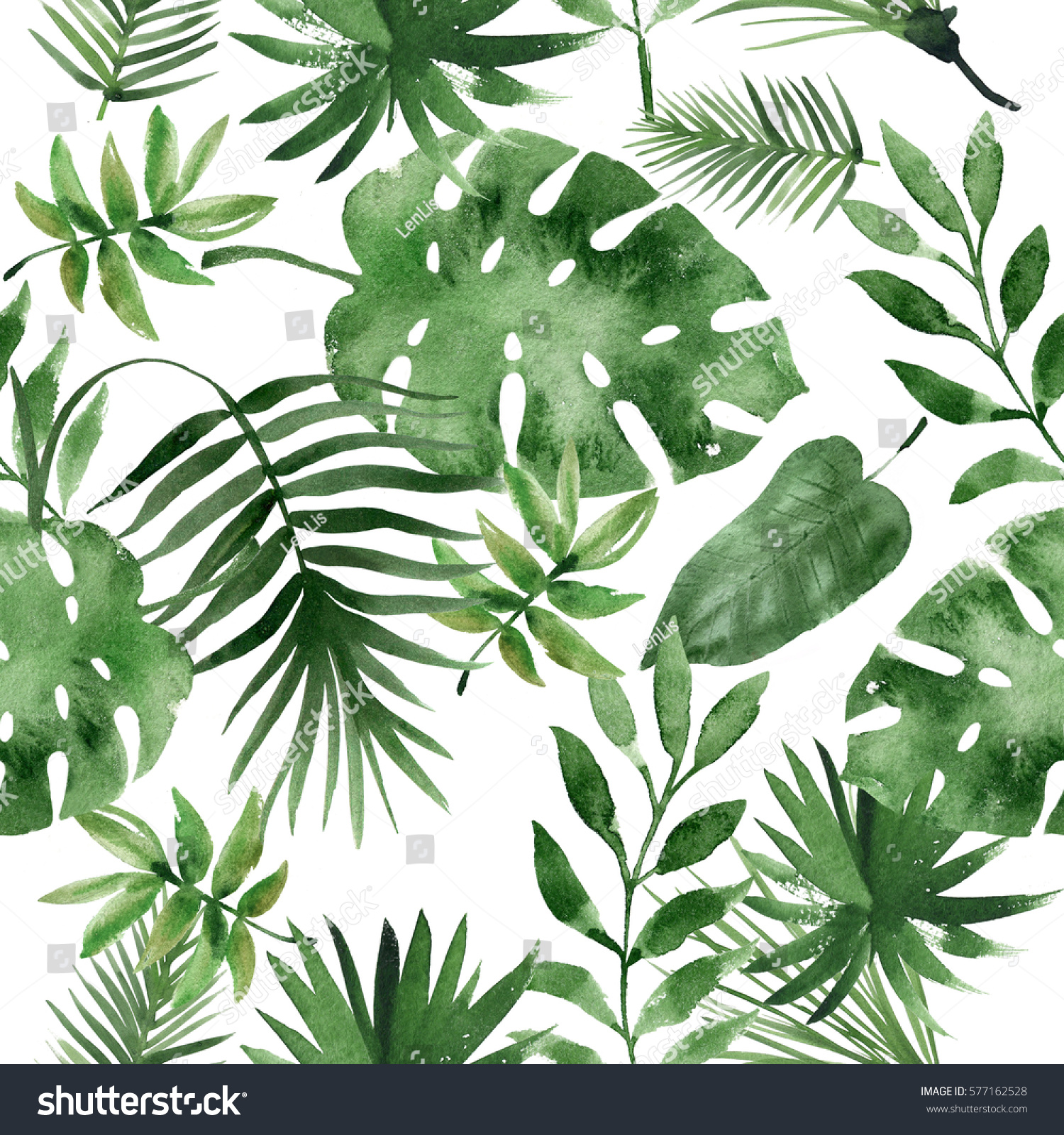watercolor seamless pattern