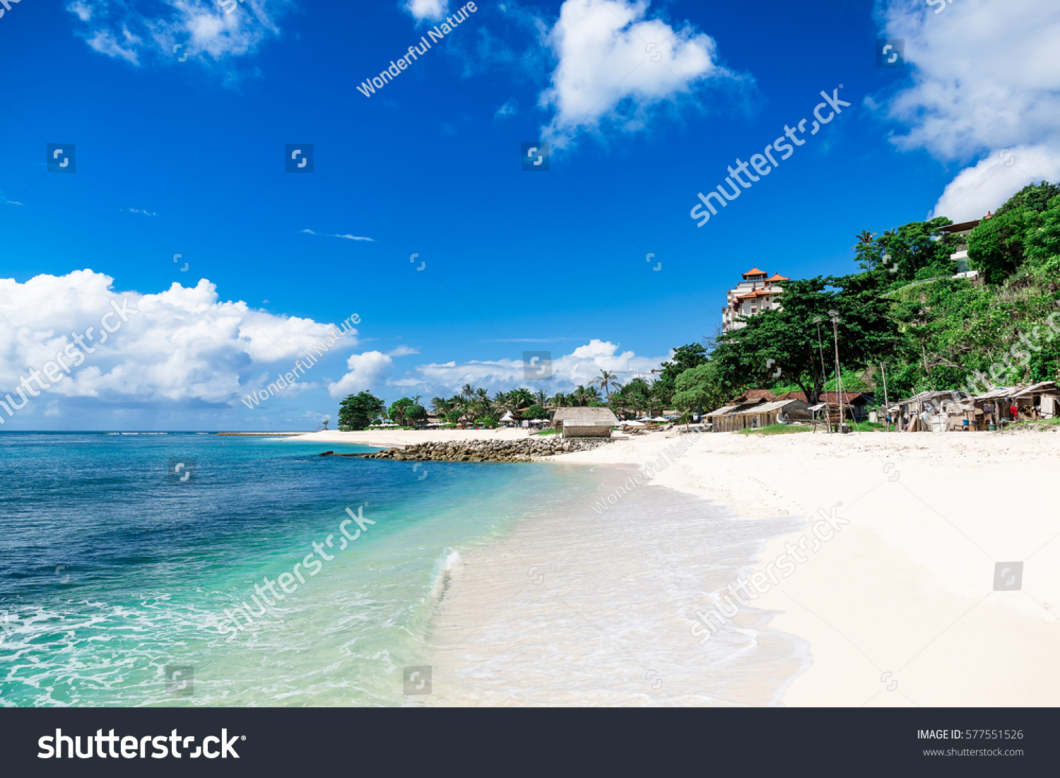 Tropical beach in Bali