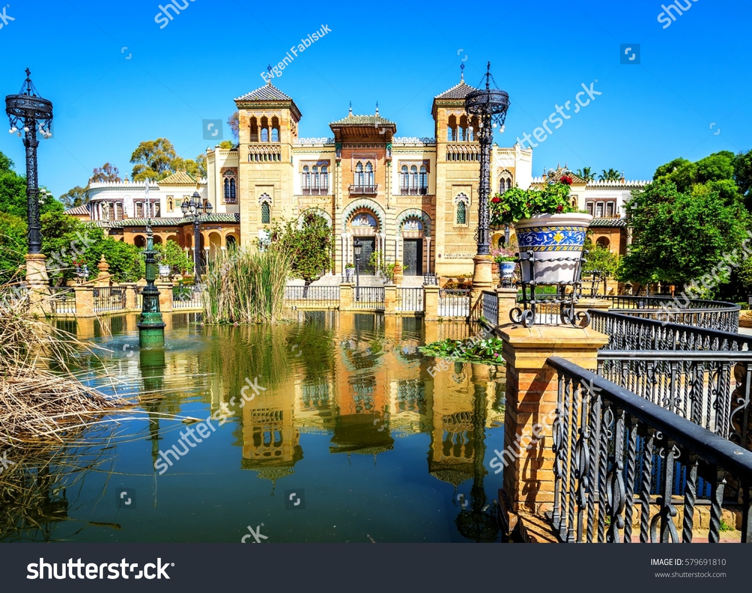 Maria Luisa Park in Seville  Andalusia  Spain