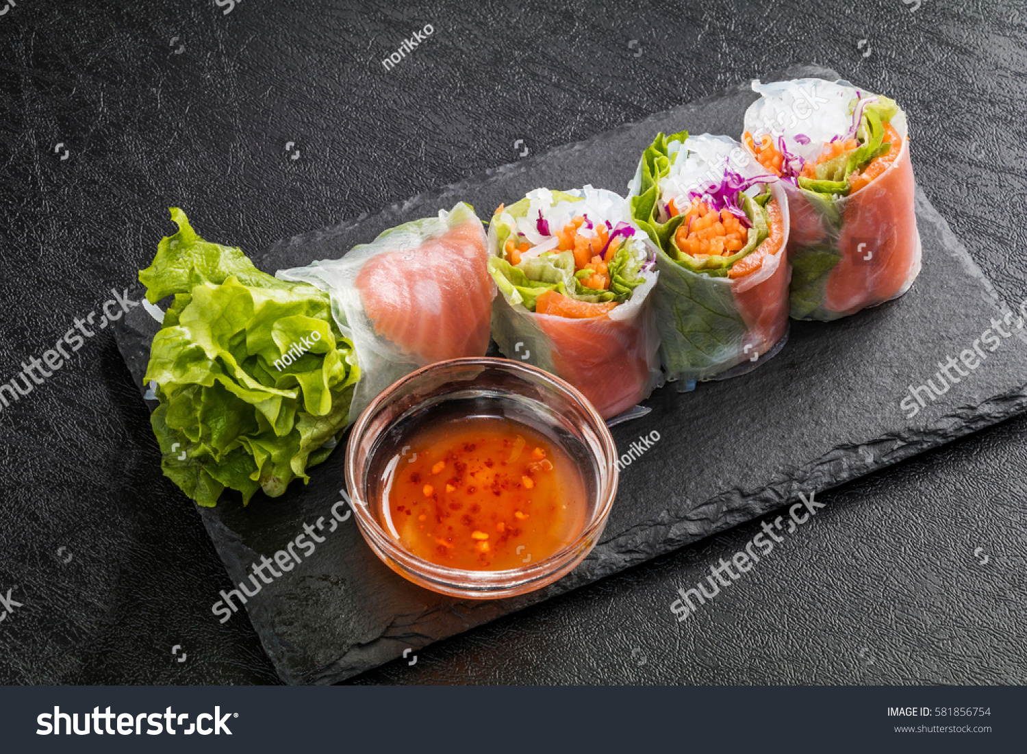 Vietnamese food  spring rolls