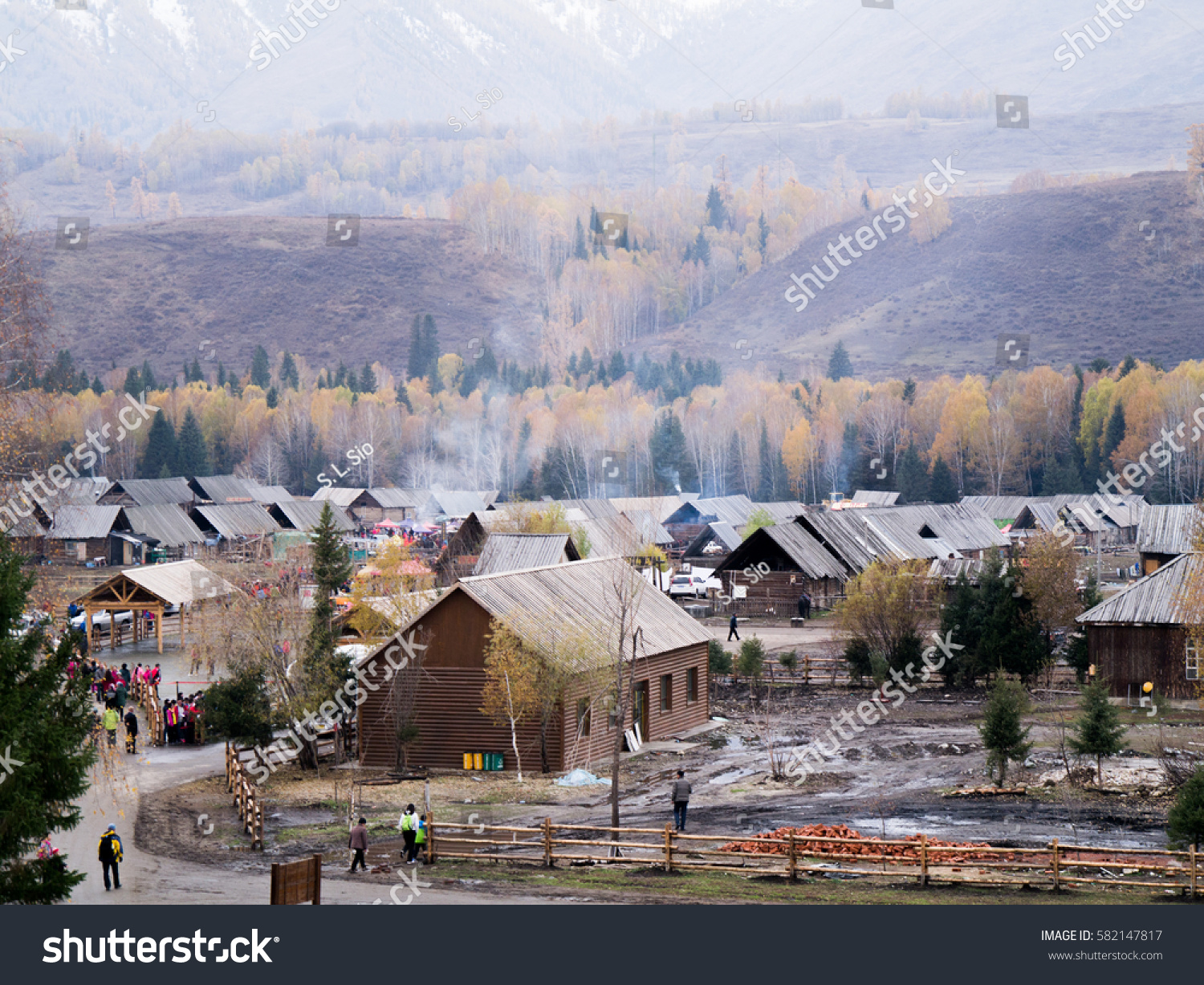 Early morning in Hemu village  China