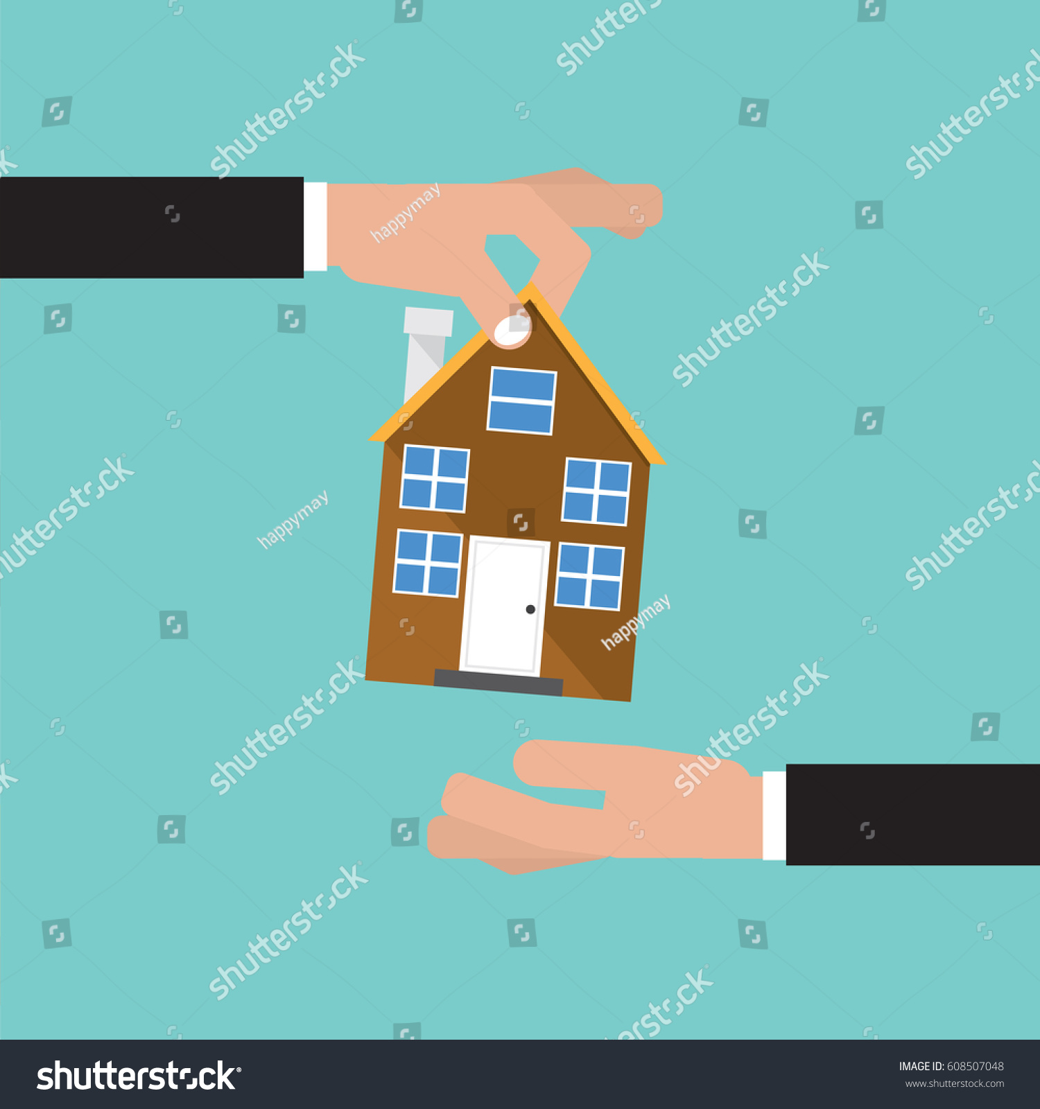 Buying Home  Real Estate Investment Concept Vector Illustration