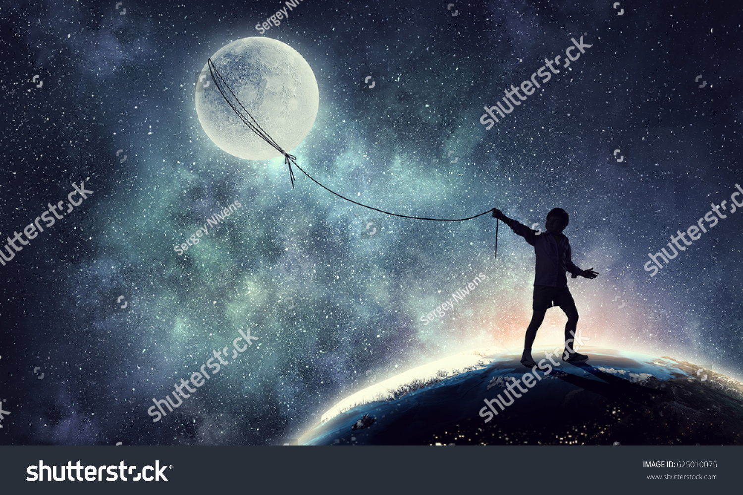 Childish sweet dreams . Mixed media