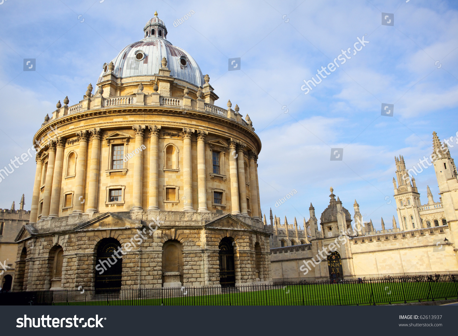 Radcliffe Camera and All Souls College  Oxford  England