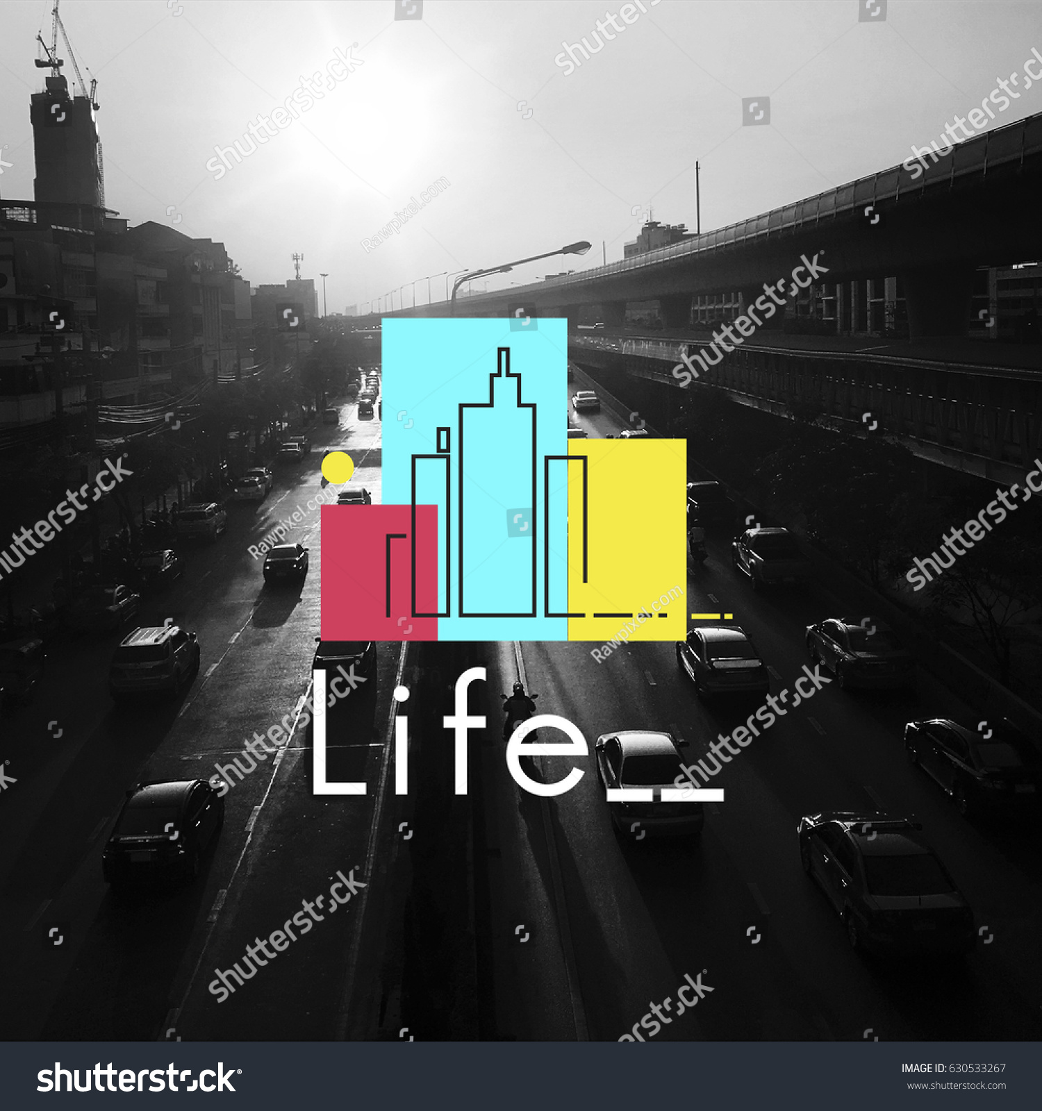 Urban Living City Lifestyle Society Graphic