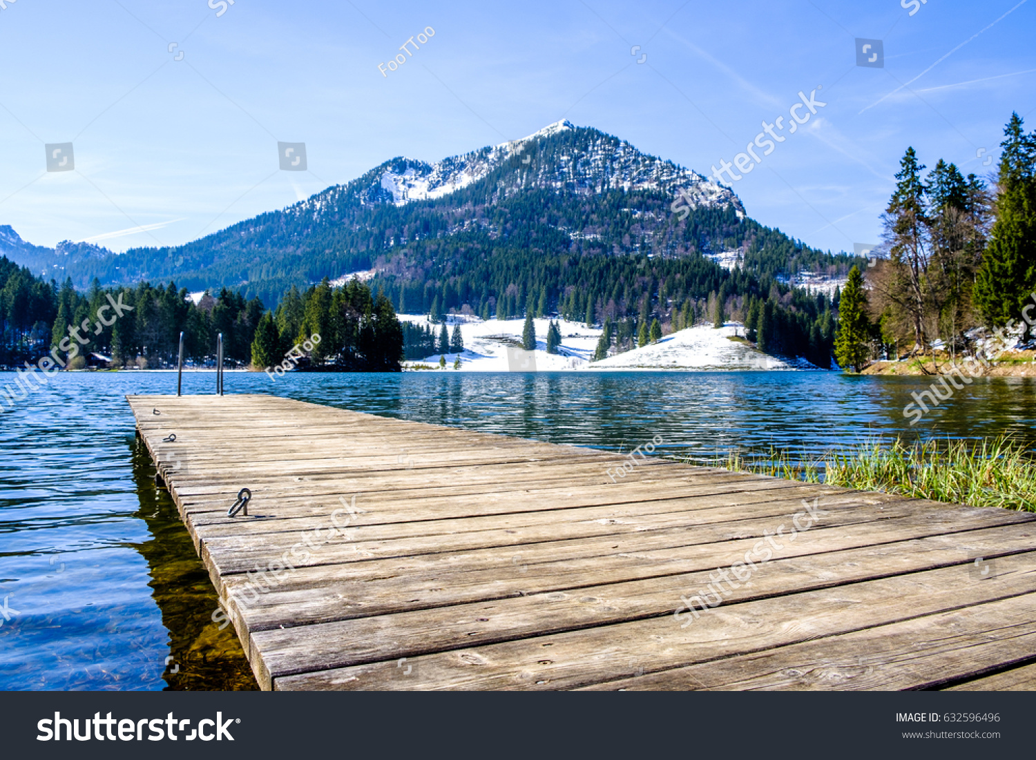 spitzingsee lake in bavaria - photo