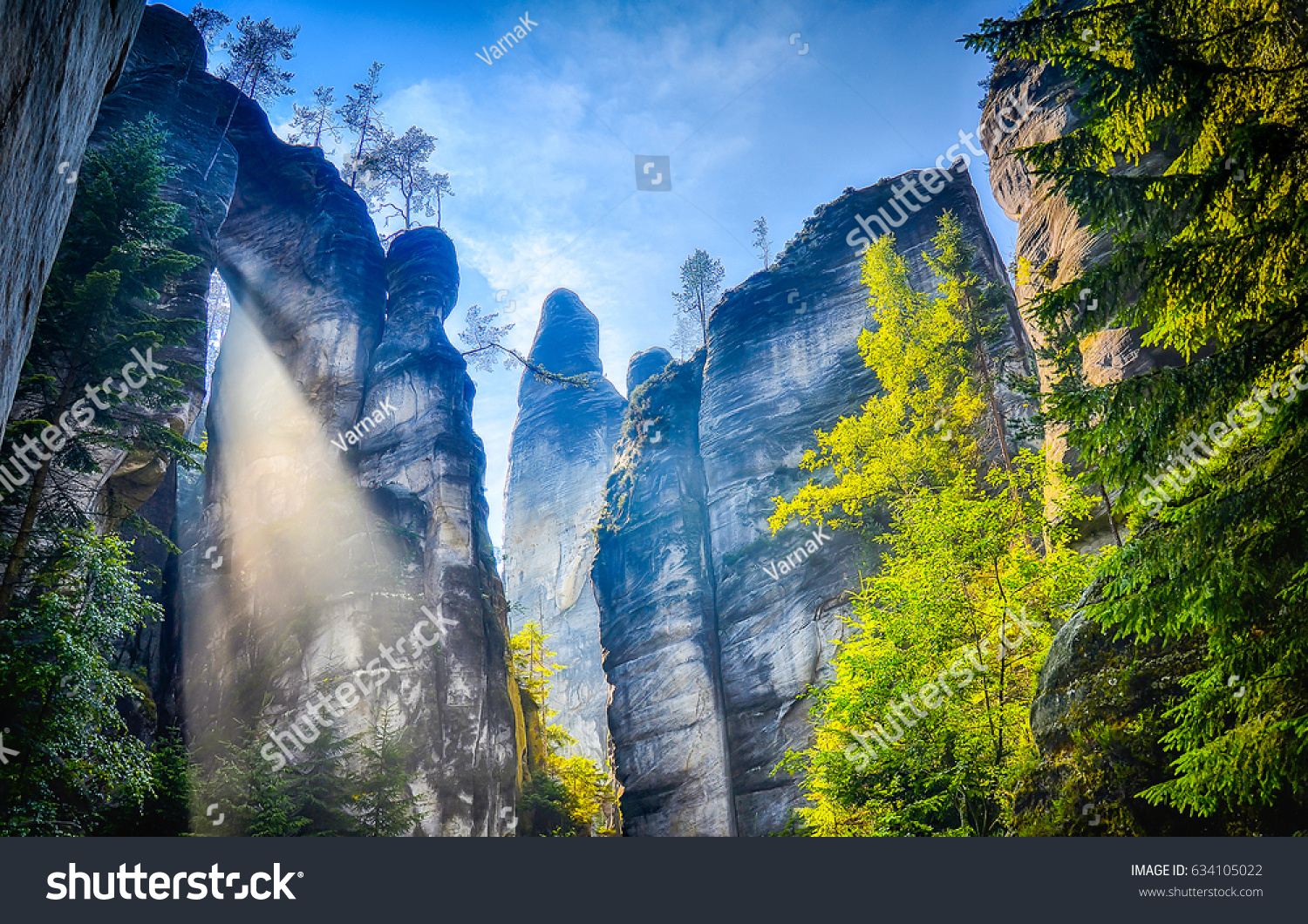 Mountain cliffs landscape