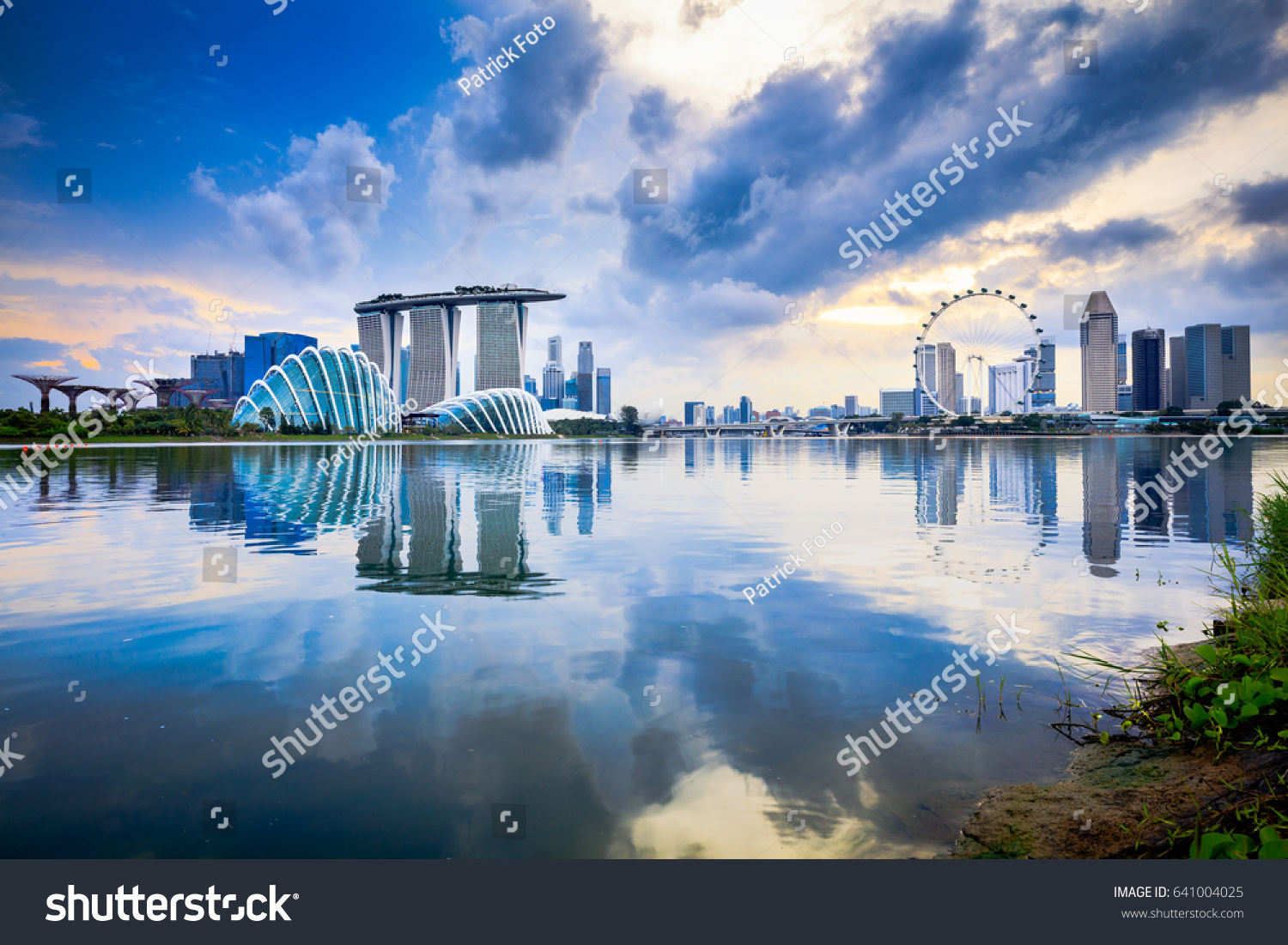 Singapore city skyline  Singapore