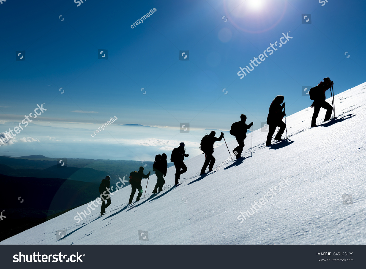 Professional hiking & climbing team