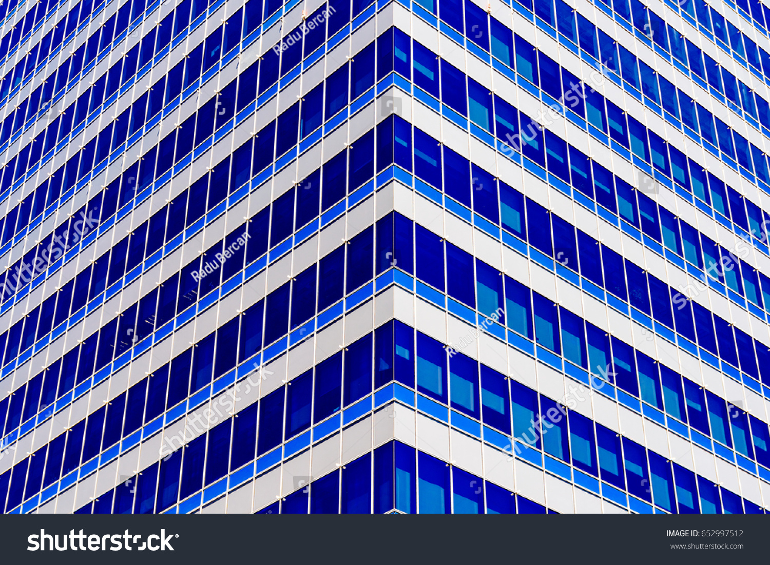 Modern Office Building Architectural Symmetry Detail