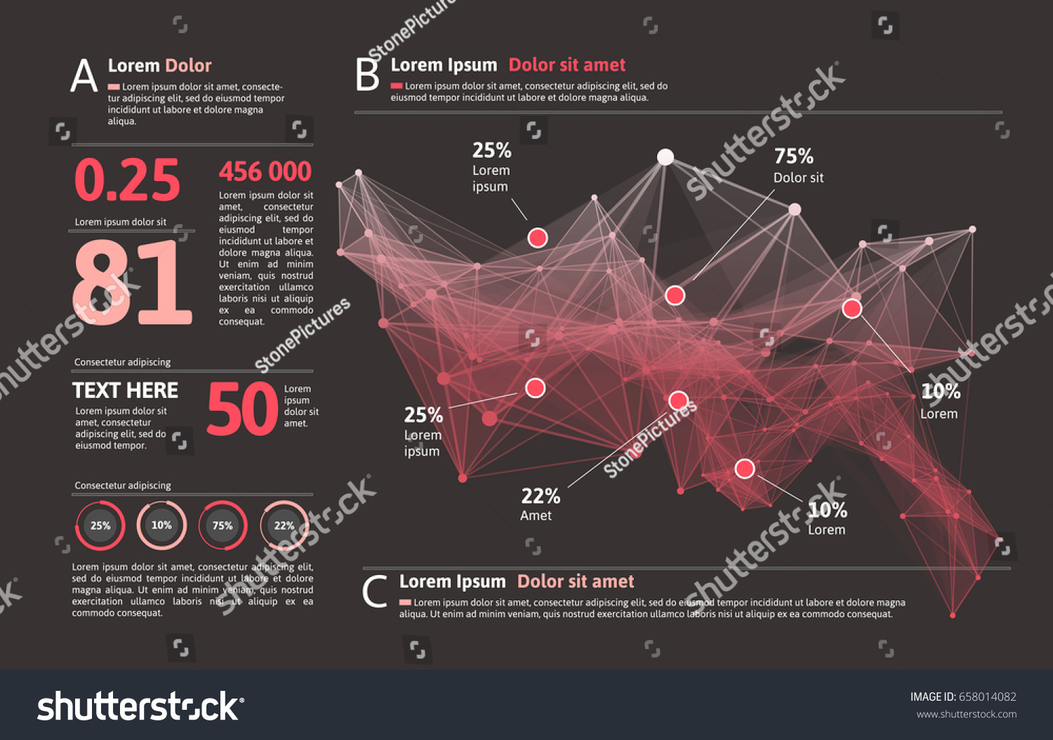 Futuristic infographic. Information aesthetic design. Complex data threads graphic visualization. Abstract data graph. Vector illustration