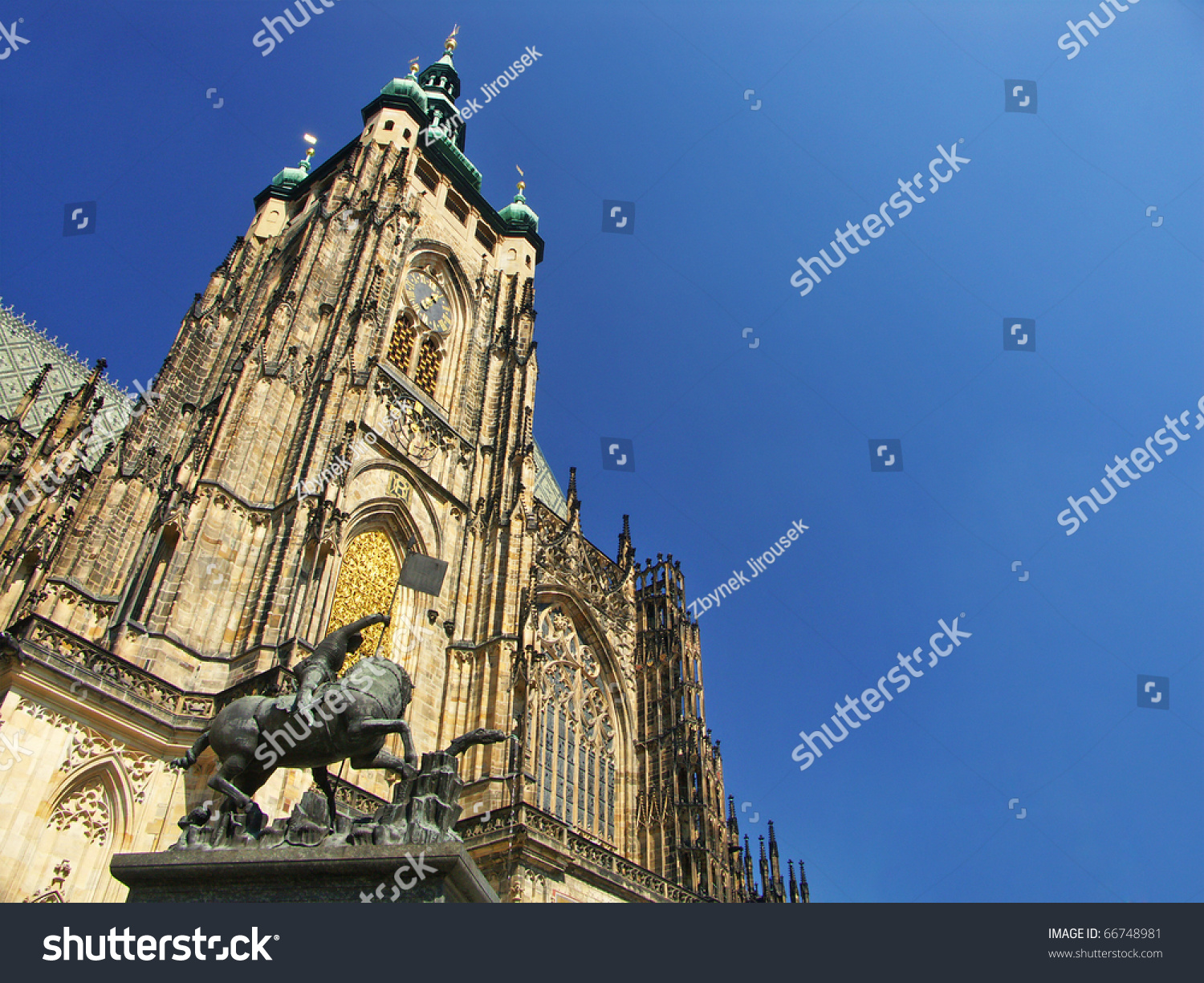 st. vitus cathedral  prague castle  czech republic
