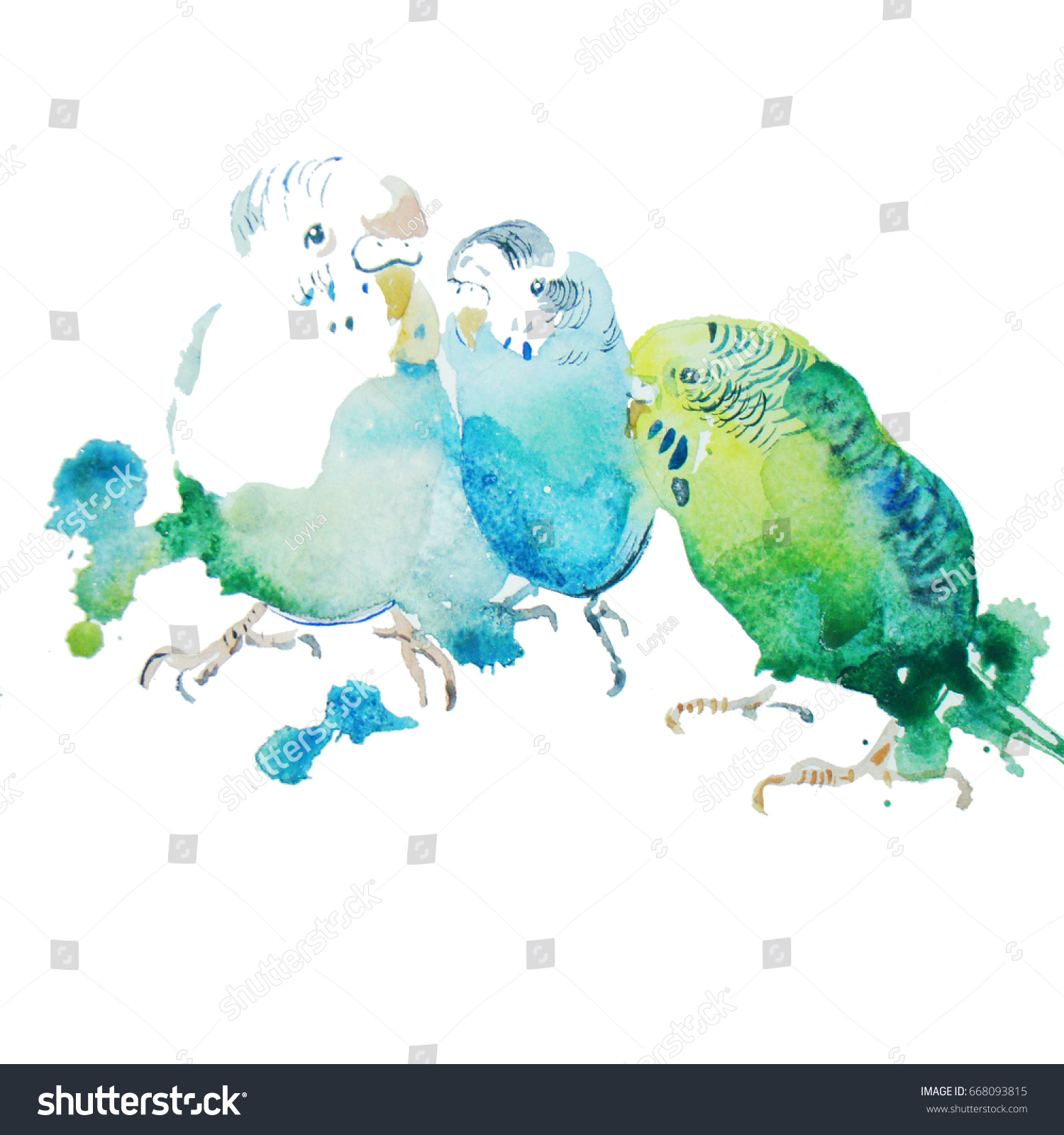 watercolor paint. ideal for childrens print or different events  prints and postcards