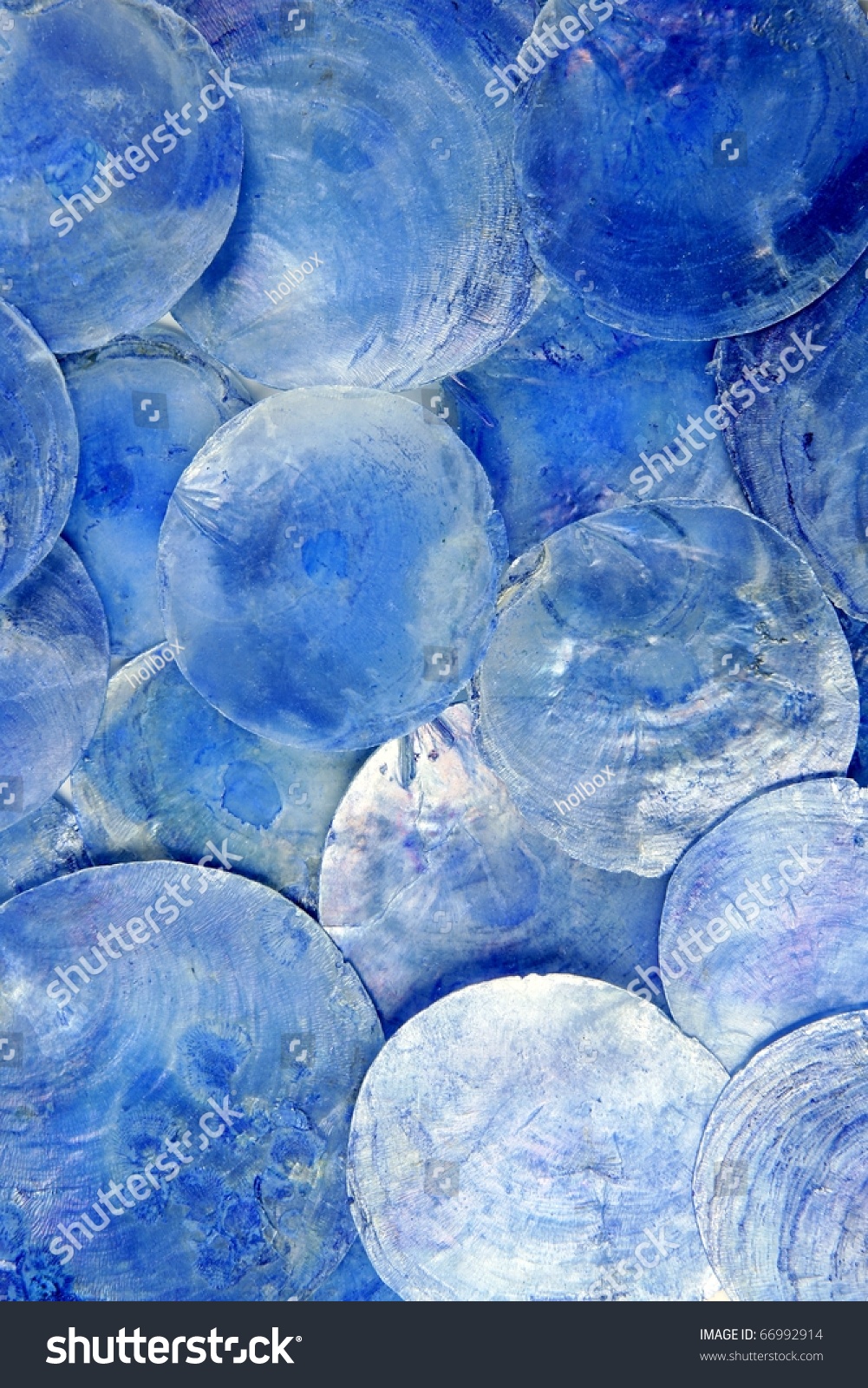 mother of pearl blue round circle pattern texture