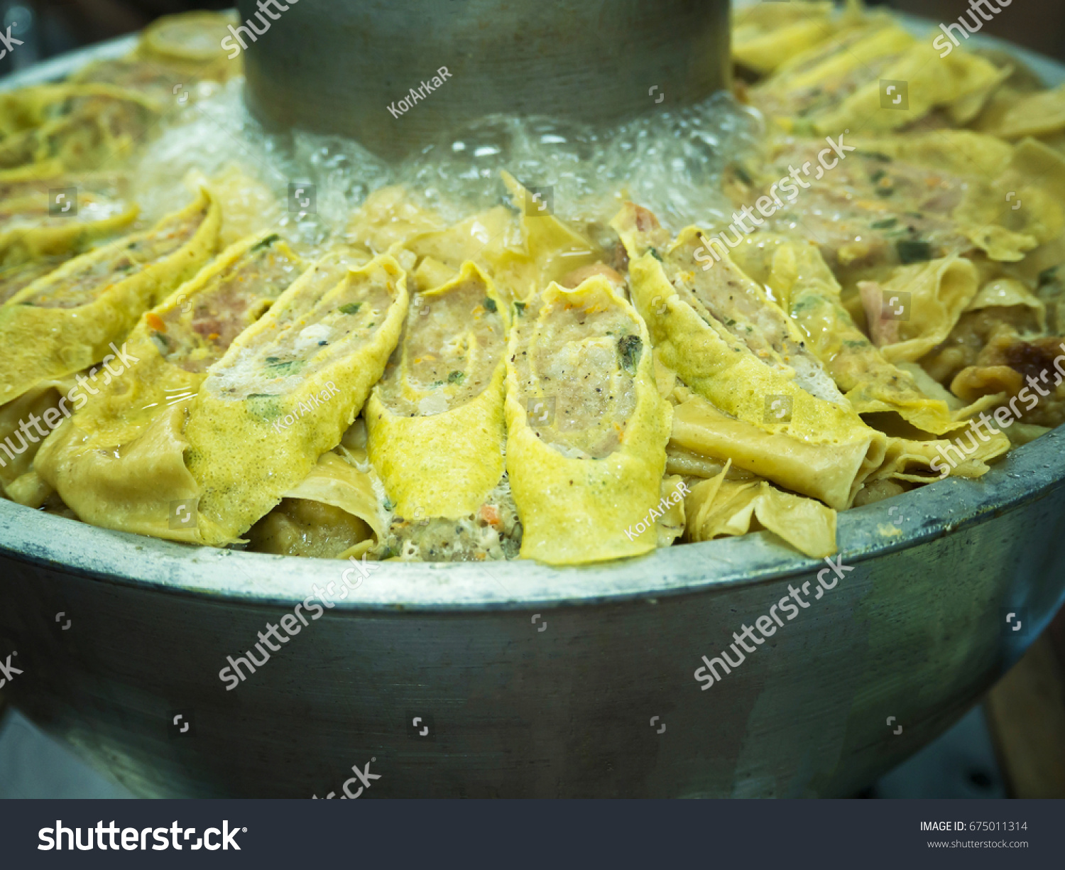 Yunnan sukiyaki  Yunnan hotpot with varieties ingredients. Chinese Yunnan food style