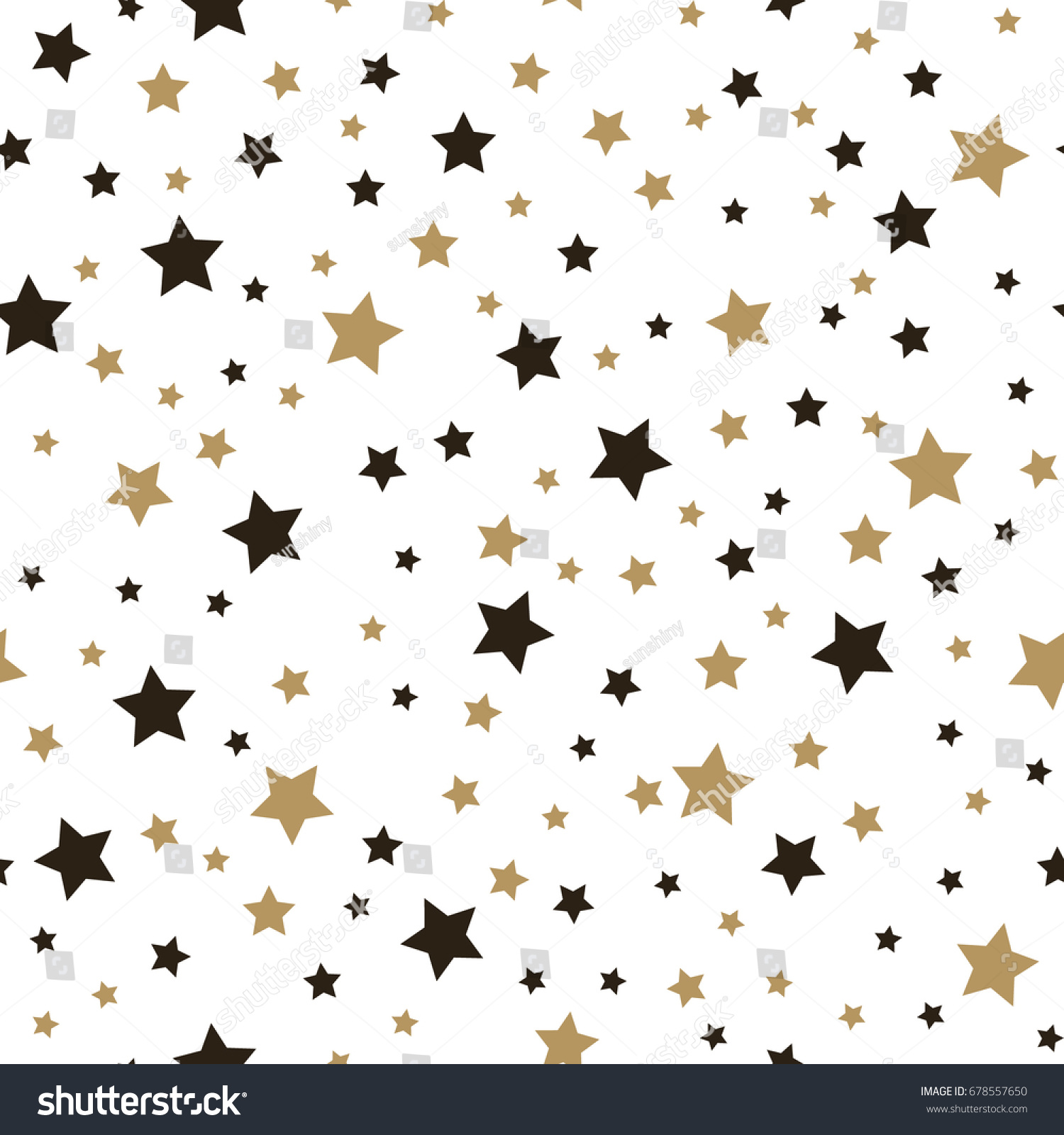 Holiday background  seamless pattern with stars. Vector illustration.