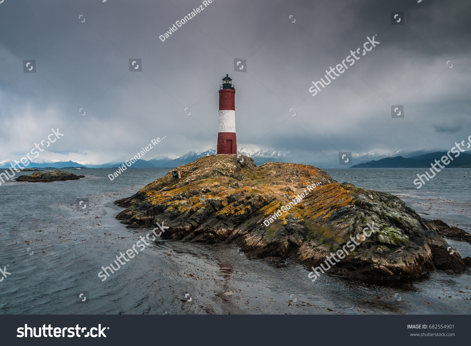 Les Eclaireurs lighthouse lighthouse at the end of the world  Argentina