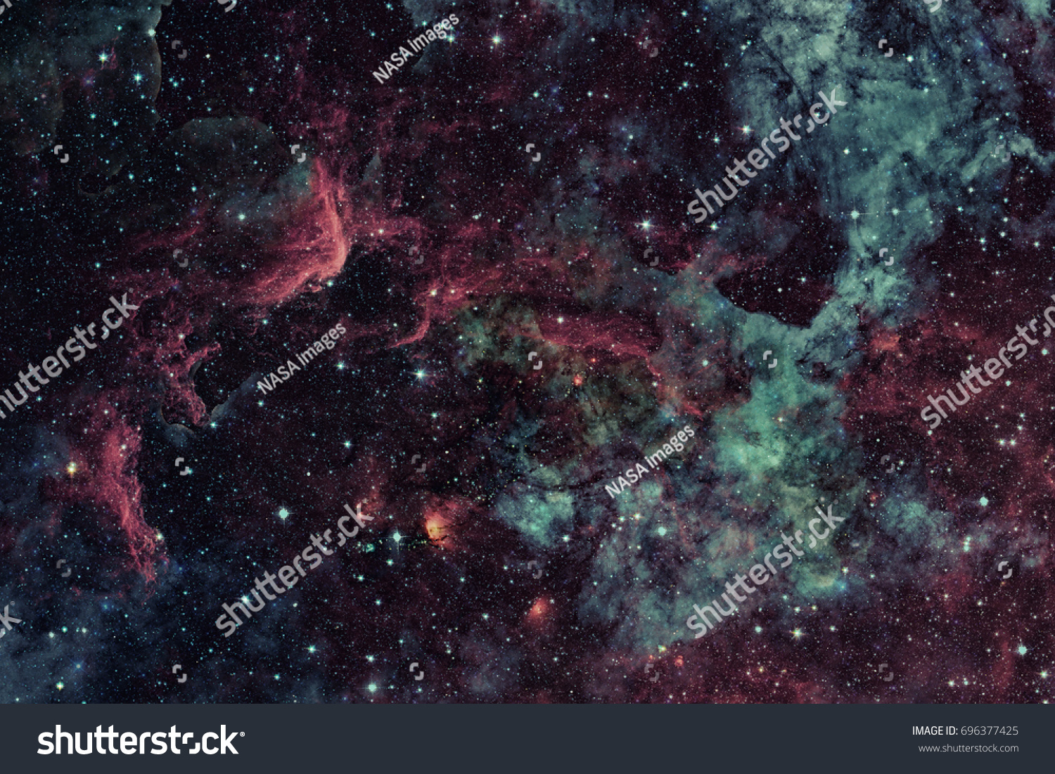 Galaxy and Nebula. Abstract space background. Elements of this Image Furnished by NASA.