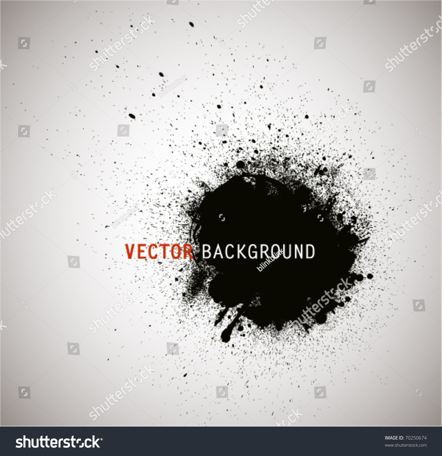 Grunge round banner.