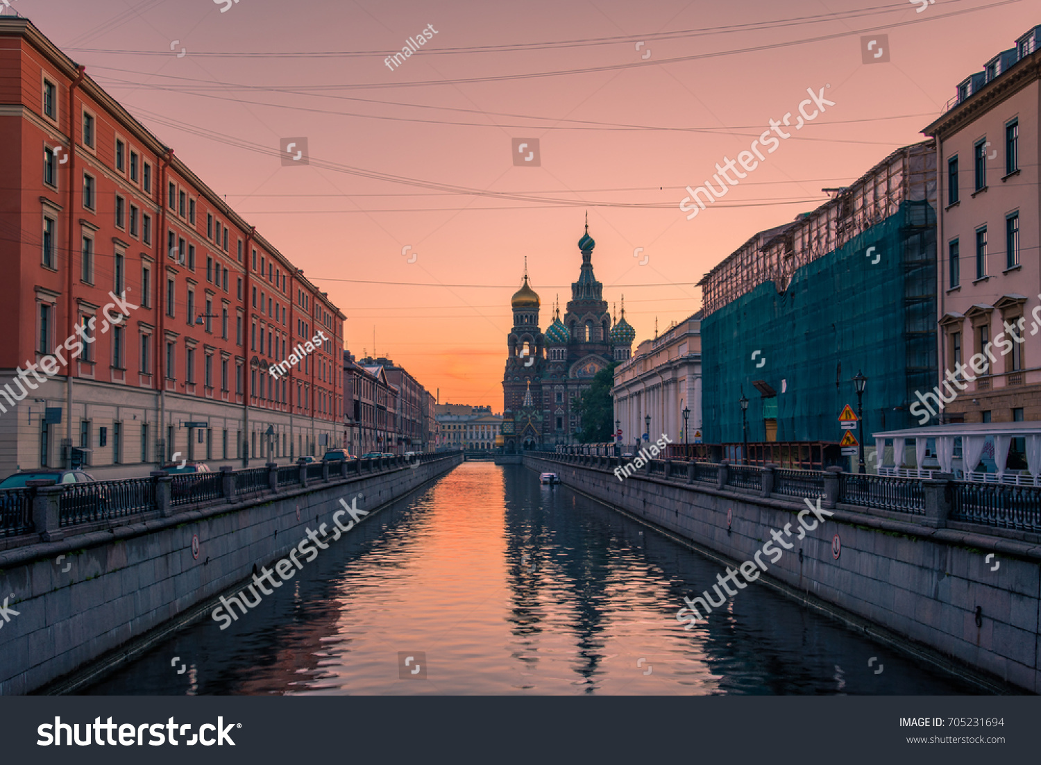 Church of the Savior on Spilled Blood in Saint Petersburg  Russia