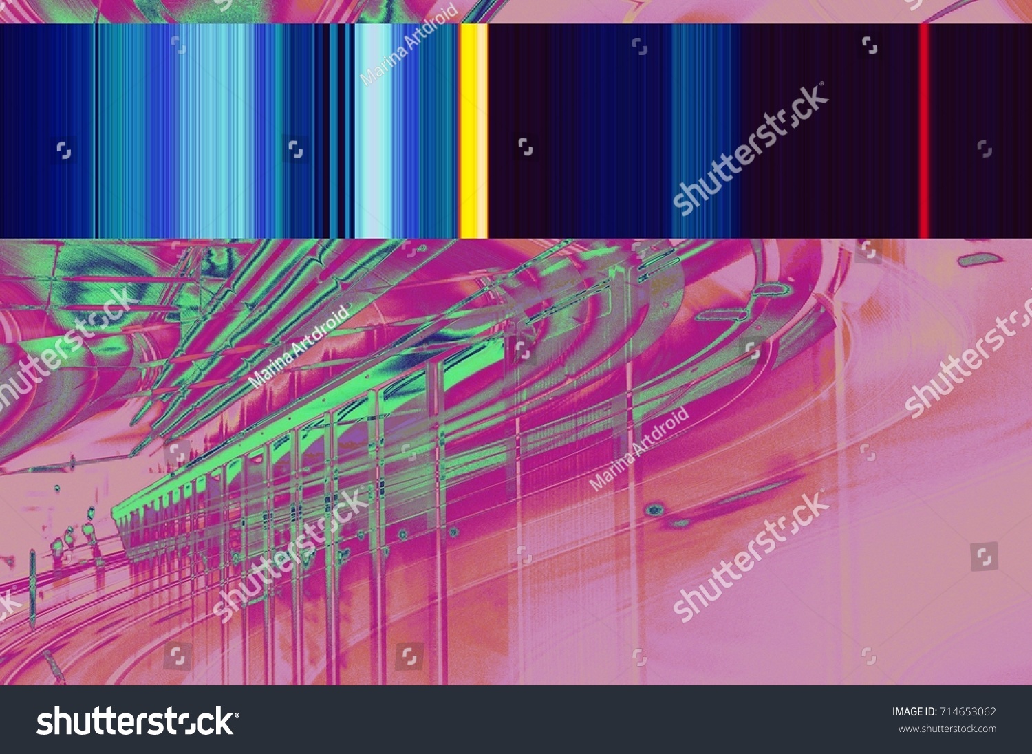 Modern background with dead pixel and bug glitch and error signal. Optical distortion overlapping geometric. It can be used for web design printed products and visualization of music.