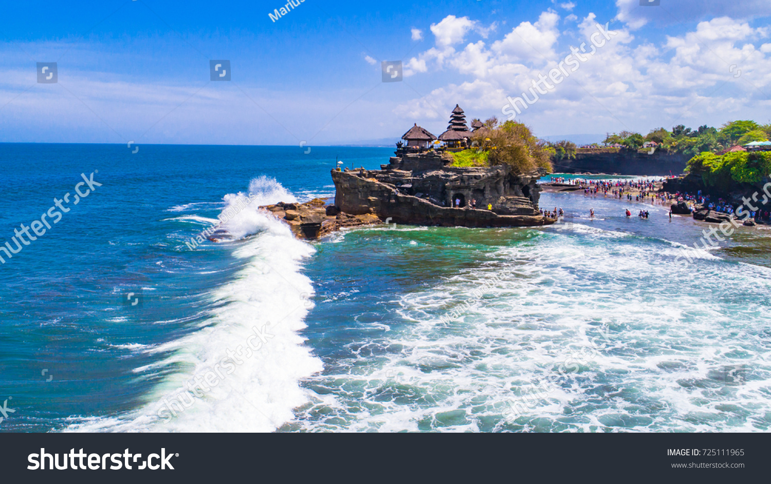 Tanah Lot - Temple in the Ocean. Bali  Indonesia.